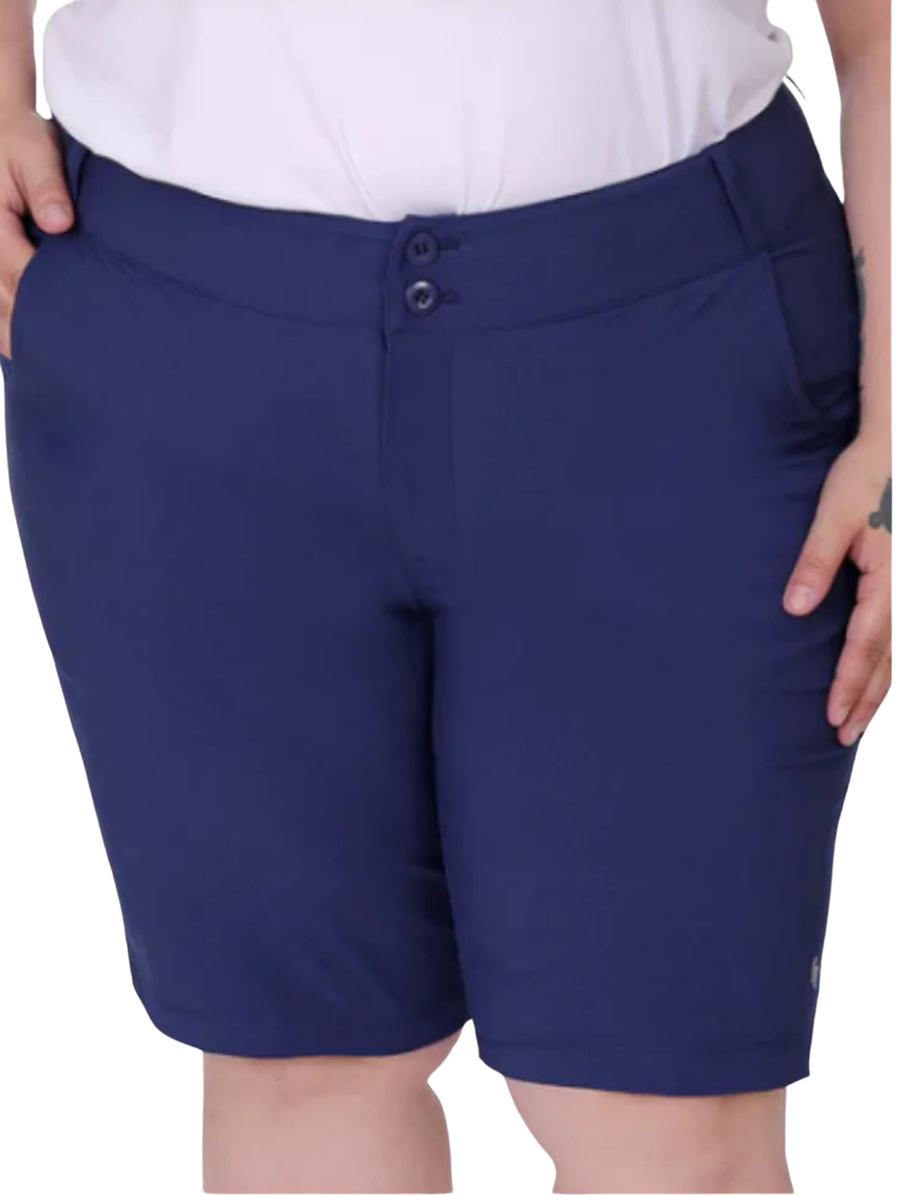 Plus Size Sunset Max Golf Bermuda Shorts by Sportive Plus