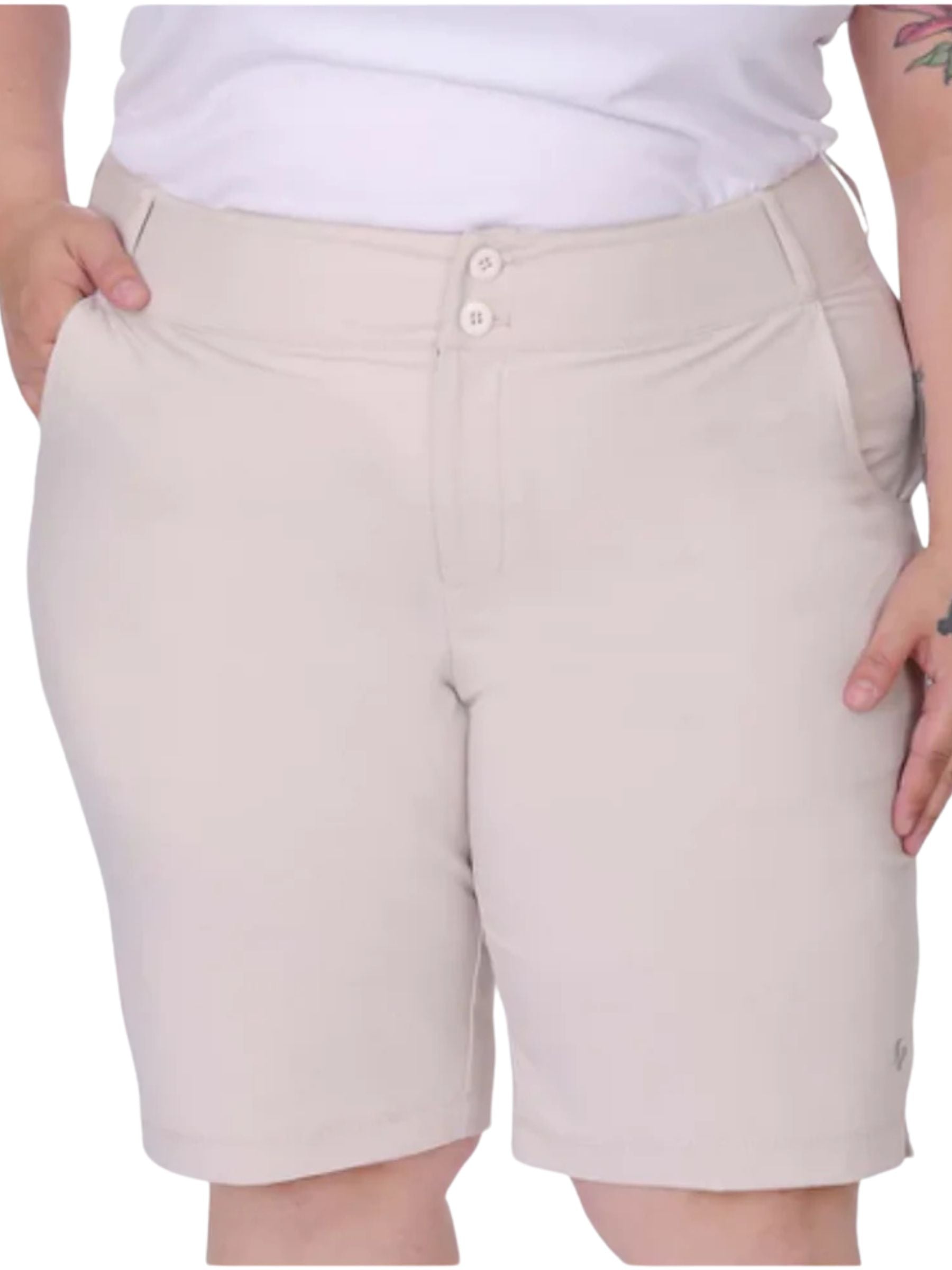 Plus Size Sunset Max Golf Bermuda Shorts by Sportive Plus