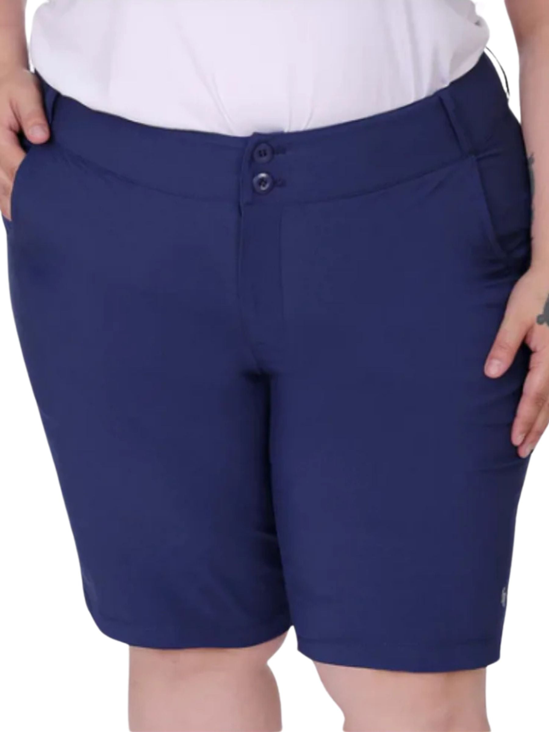 Plus Size Sunset II Max Golf Bermuda Shorts by Sportive Plus