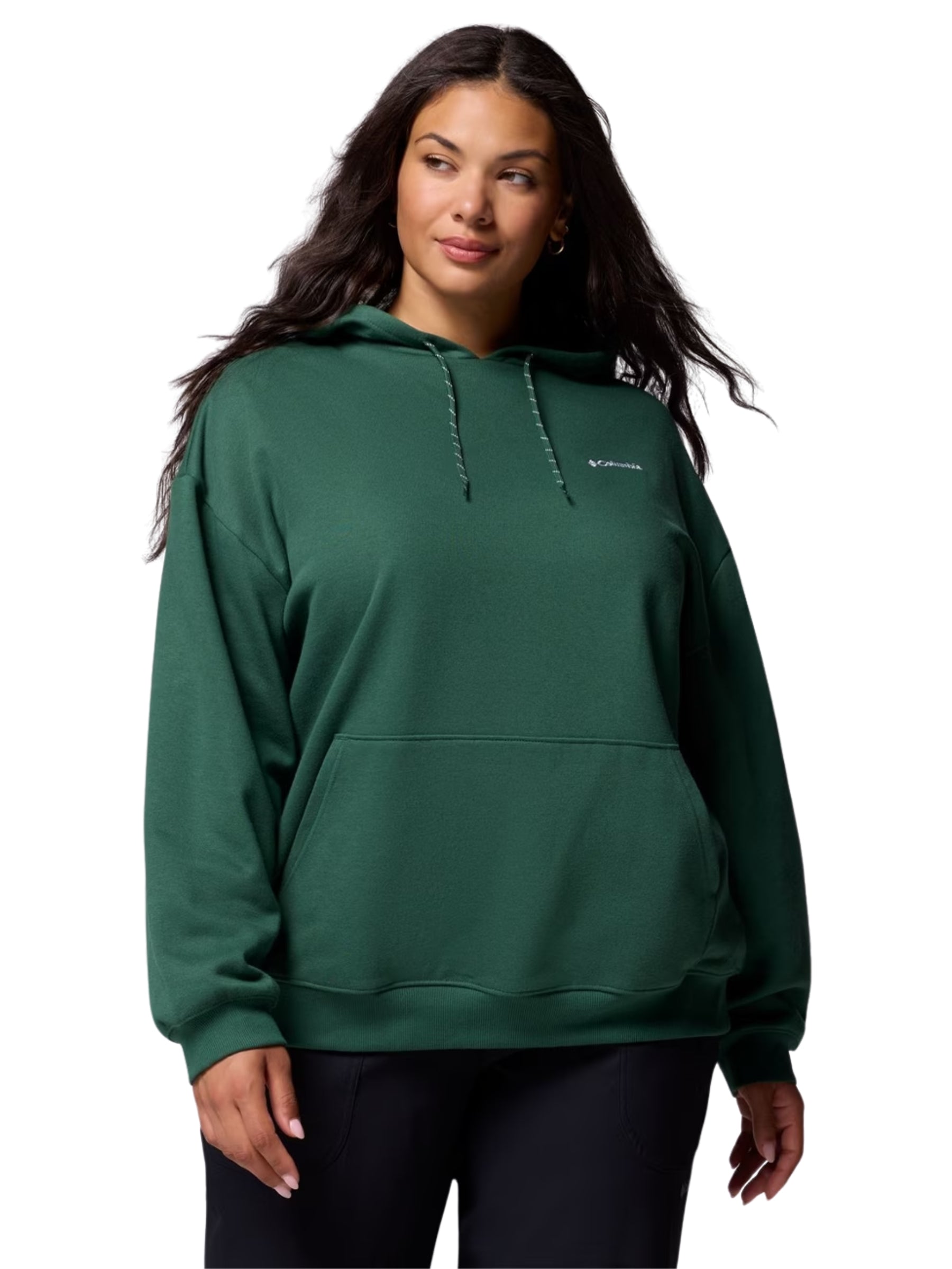 Chandail à capuchon Aldermore Taille Plus - Rain Forest