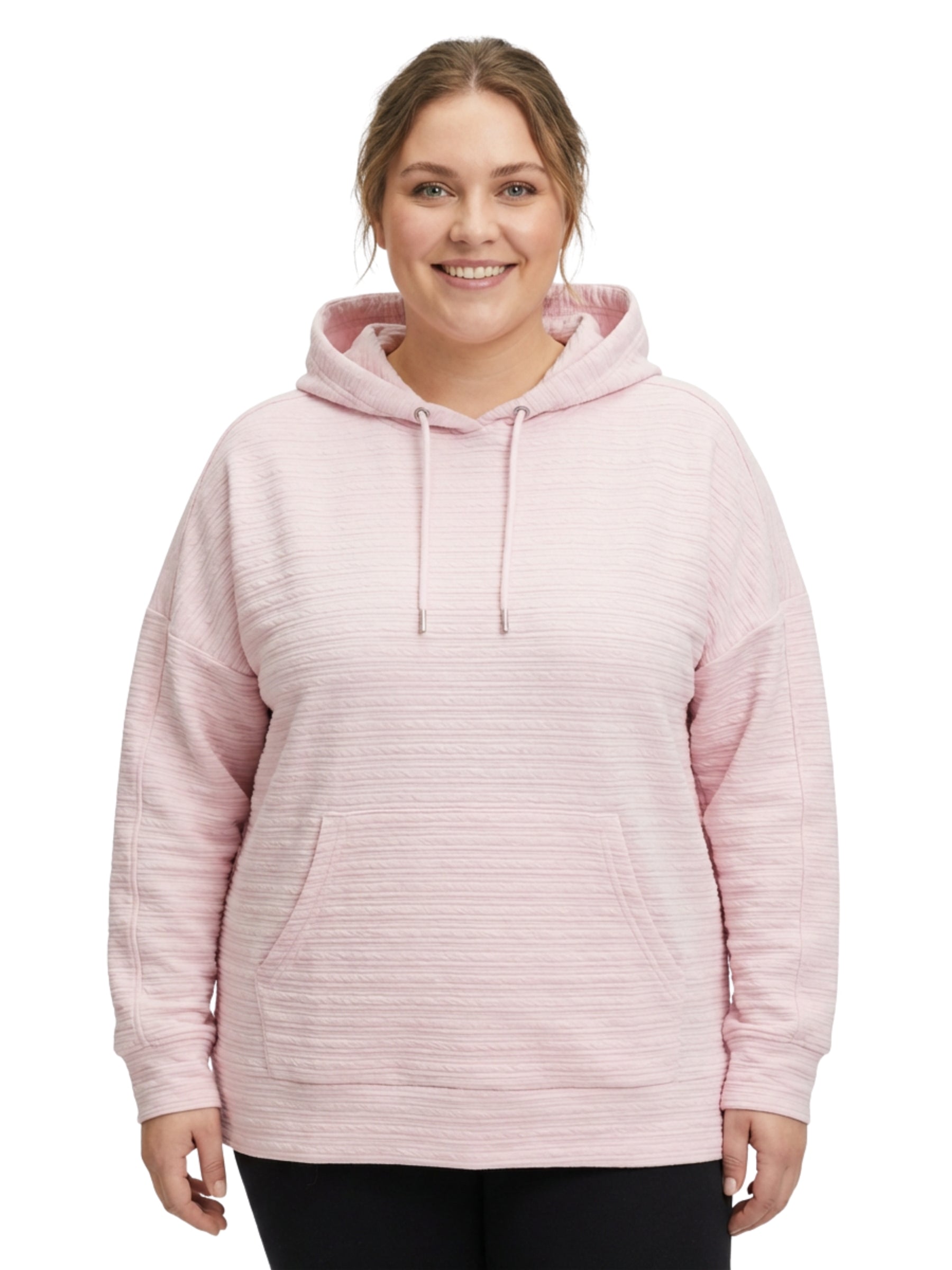 Pirita Crepe Hoodie Plus Size - Marshmallow