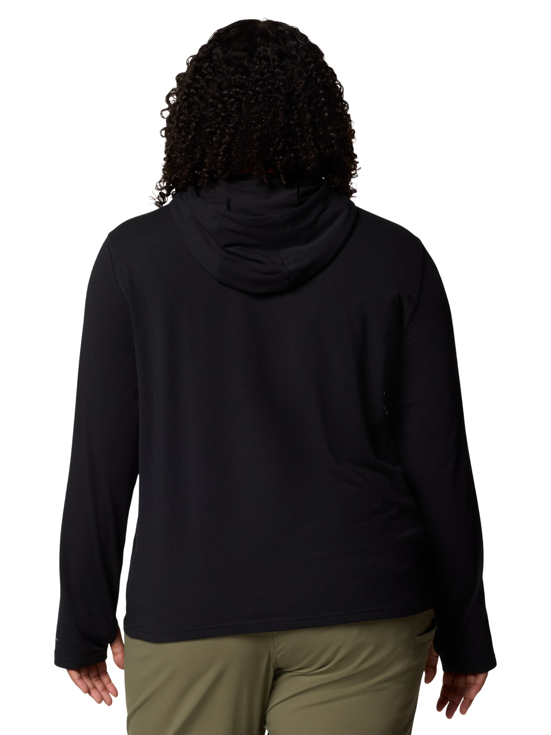 Chandail à Capuchon Sun Trek II Taille Plus - Noir