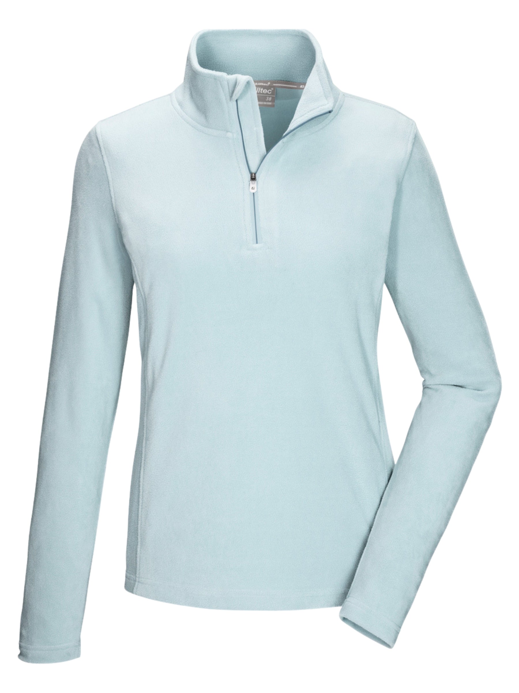 Chandail polaire 1/4 Zip KSW 101 Taille Plus - Light Ice Blue