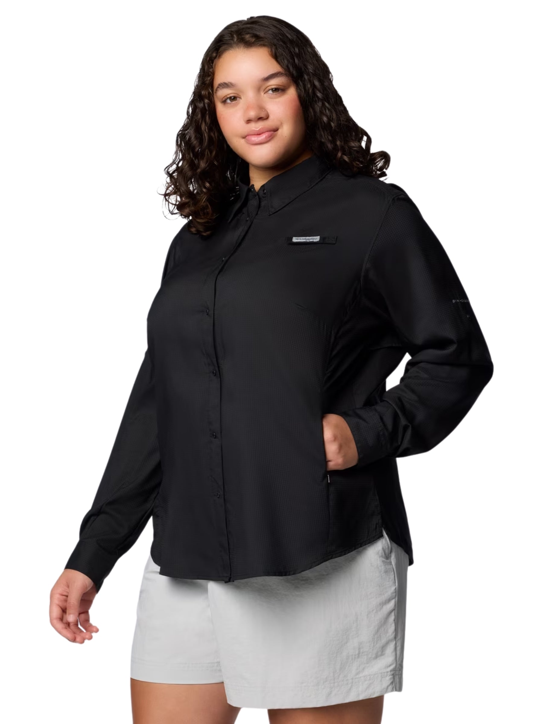 Chemise Tamiami II Taille Plus - Noir