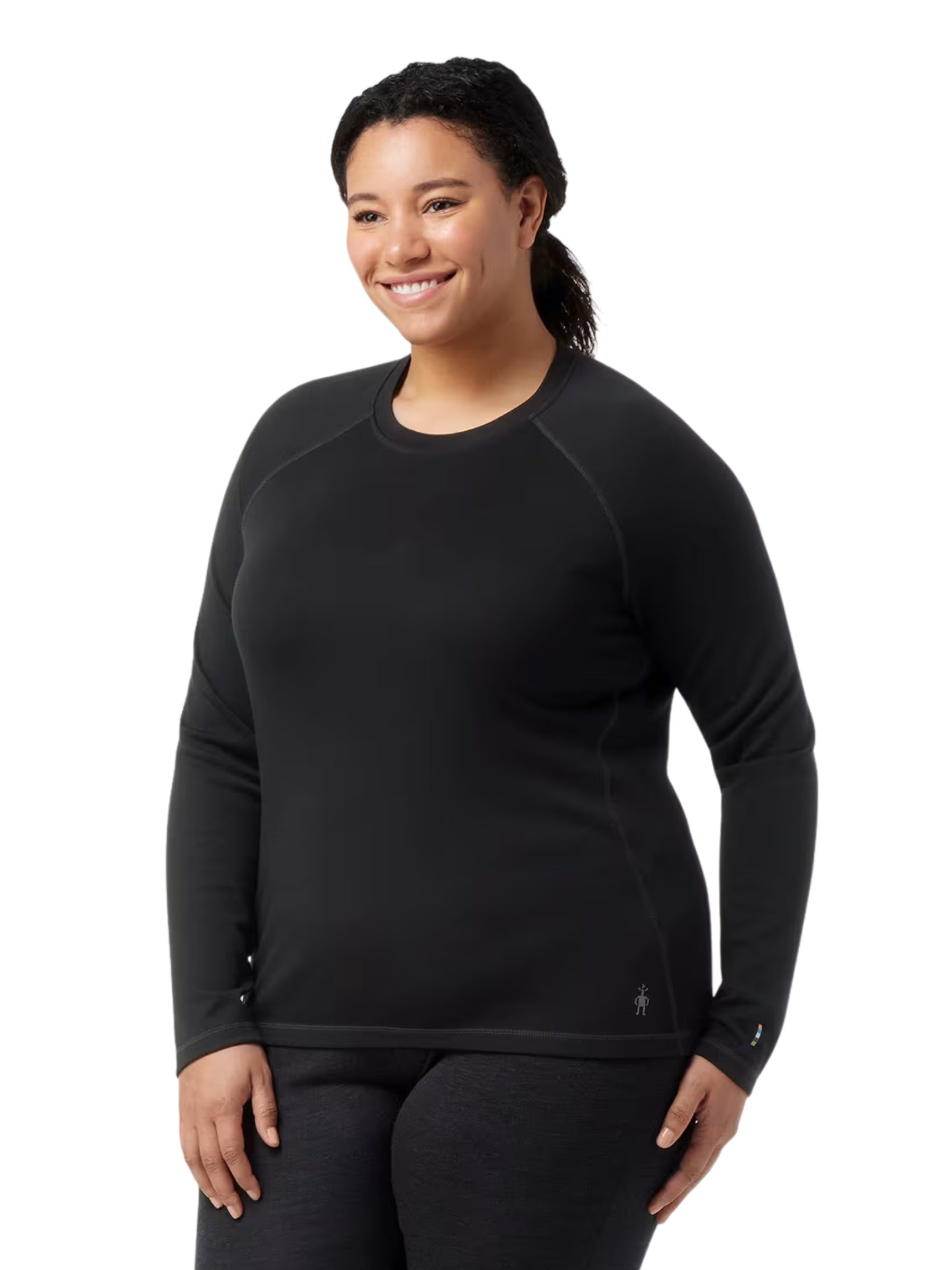 Couche de Base Haut En Merino Taille Plus (Noir) de Smartwool