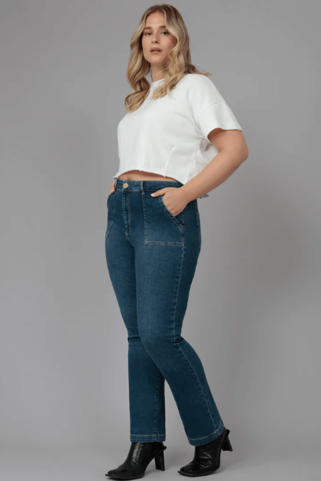 Jeans Droit Taille Plus Denver-RCB2 De Lola Jeans