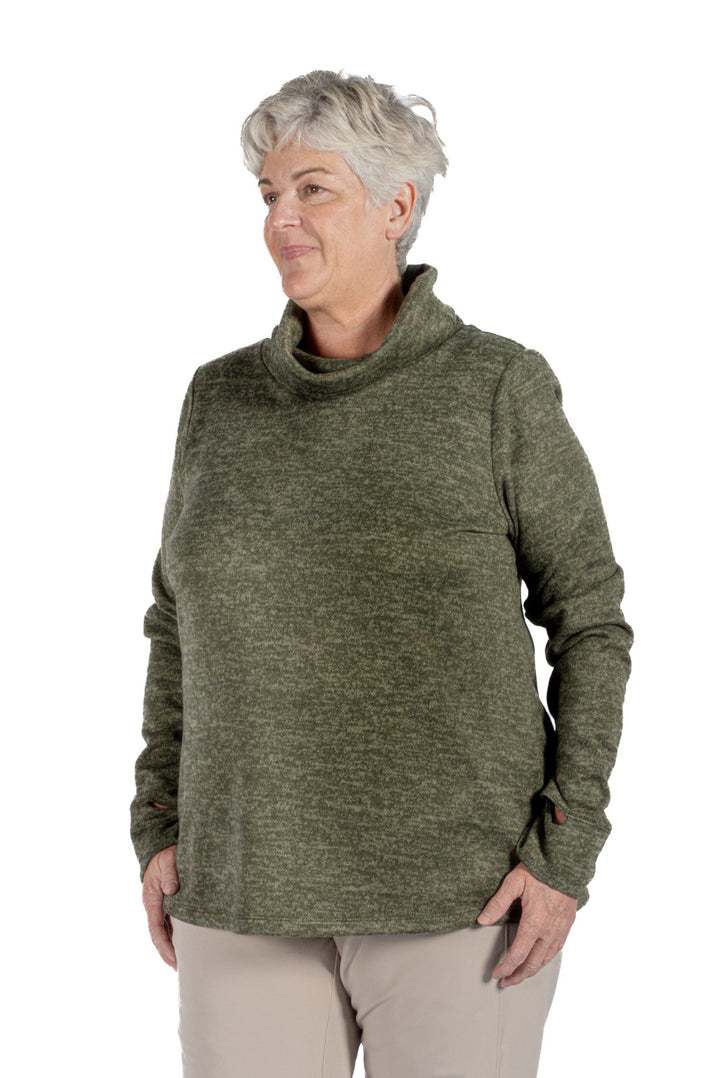 Plus Size Galaxy Long Sleeve Sweater by Sportive Plus