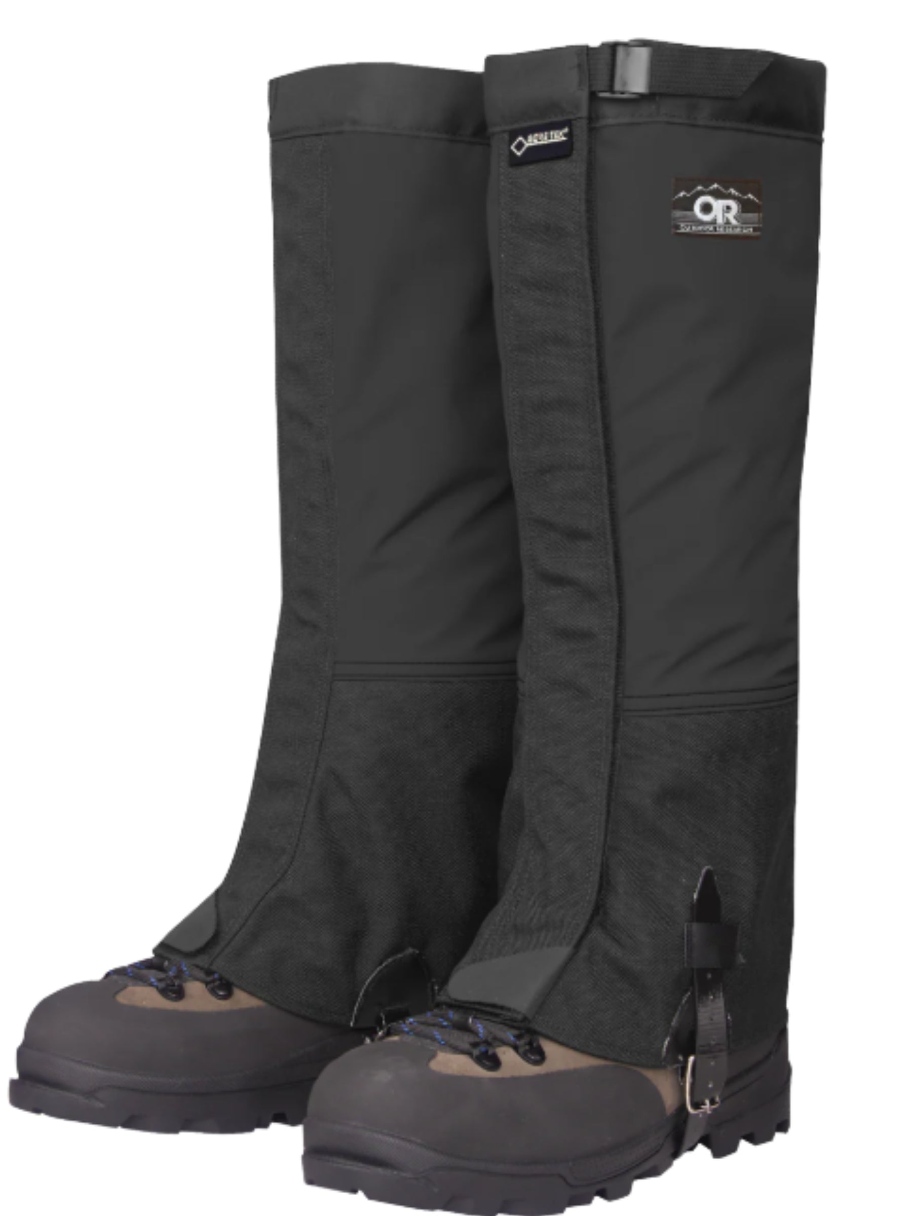 Guêtres Crocodile Classique (Larges) - Black