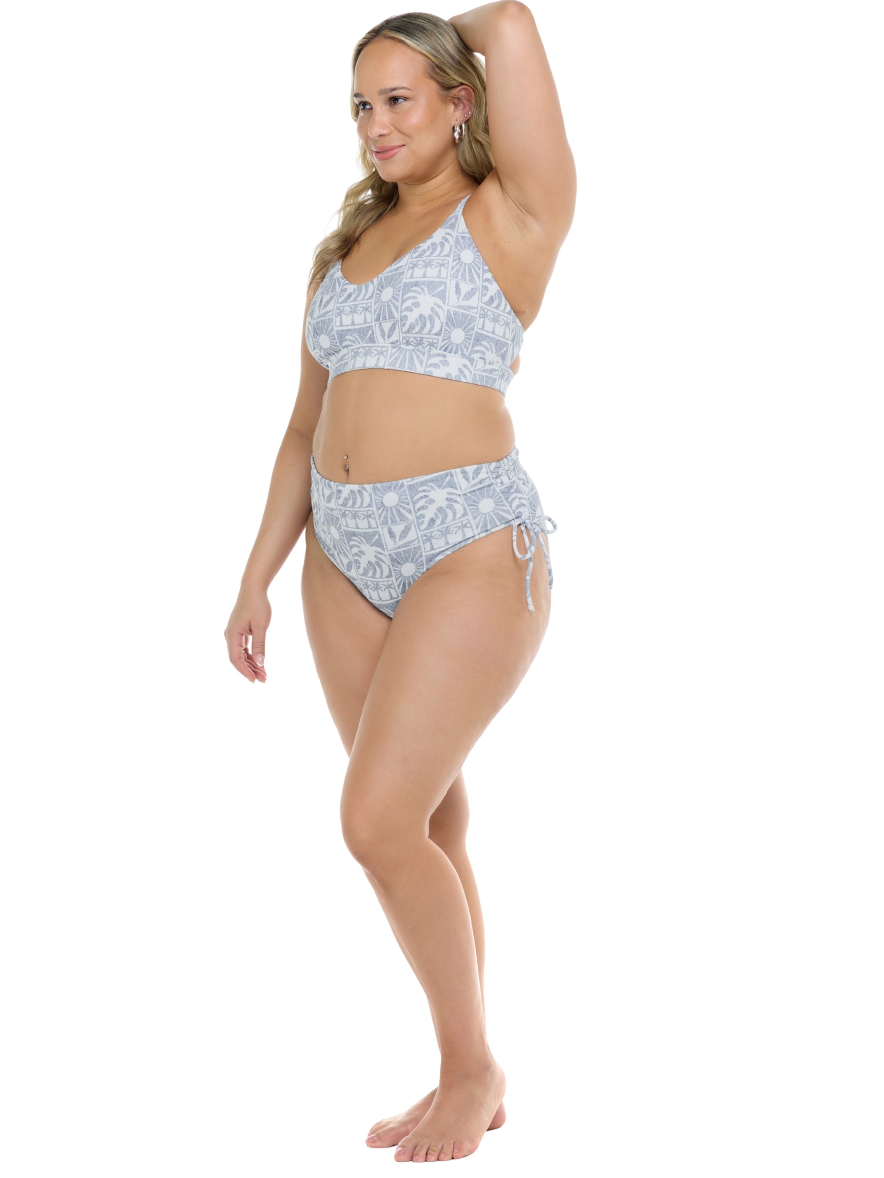Serene Ruth Plus Size Swimsuit Top - Jeans