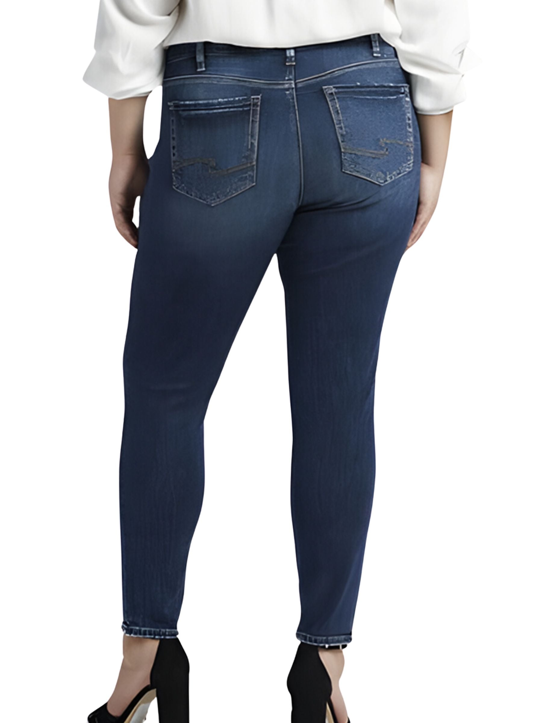  Jeans Elyse Skinny Taille Plus de Silver Jeans