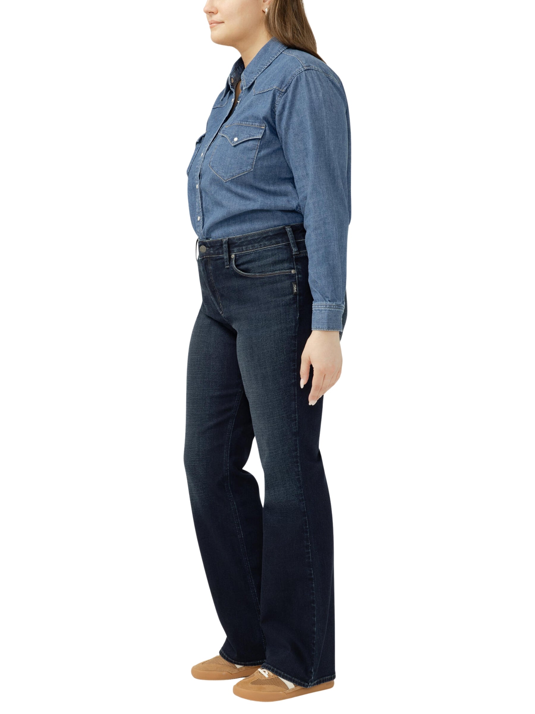 Jeans Suki Bootcut Stretch Luxe Taille Plus - Amora