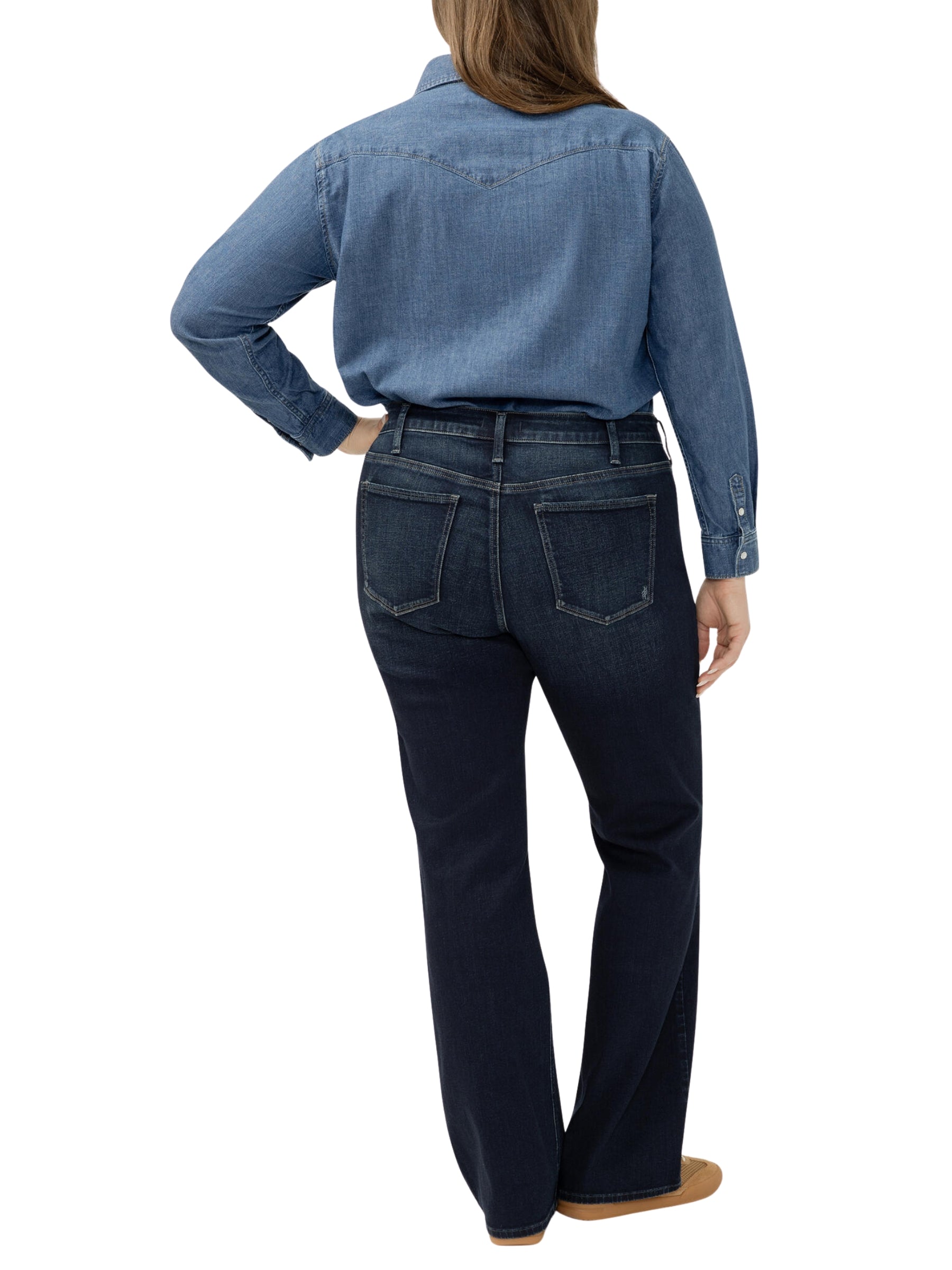 Suki Bootcut Stretch Luxury Plus Size Jeans - Amora