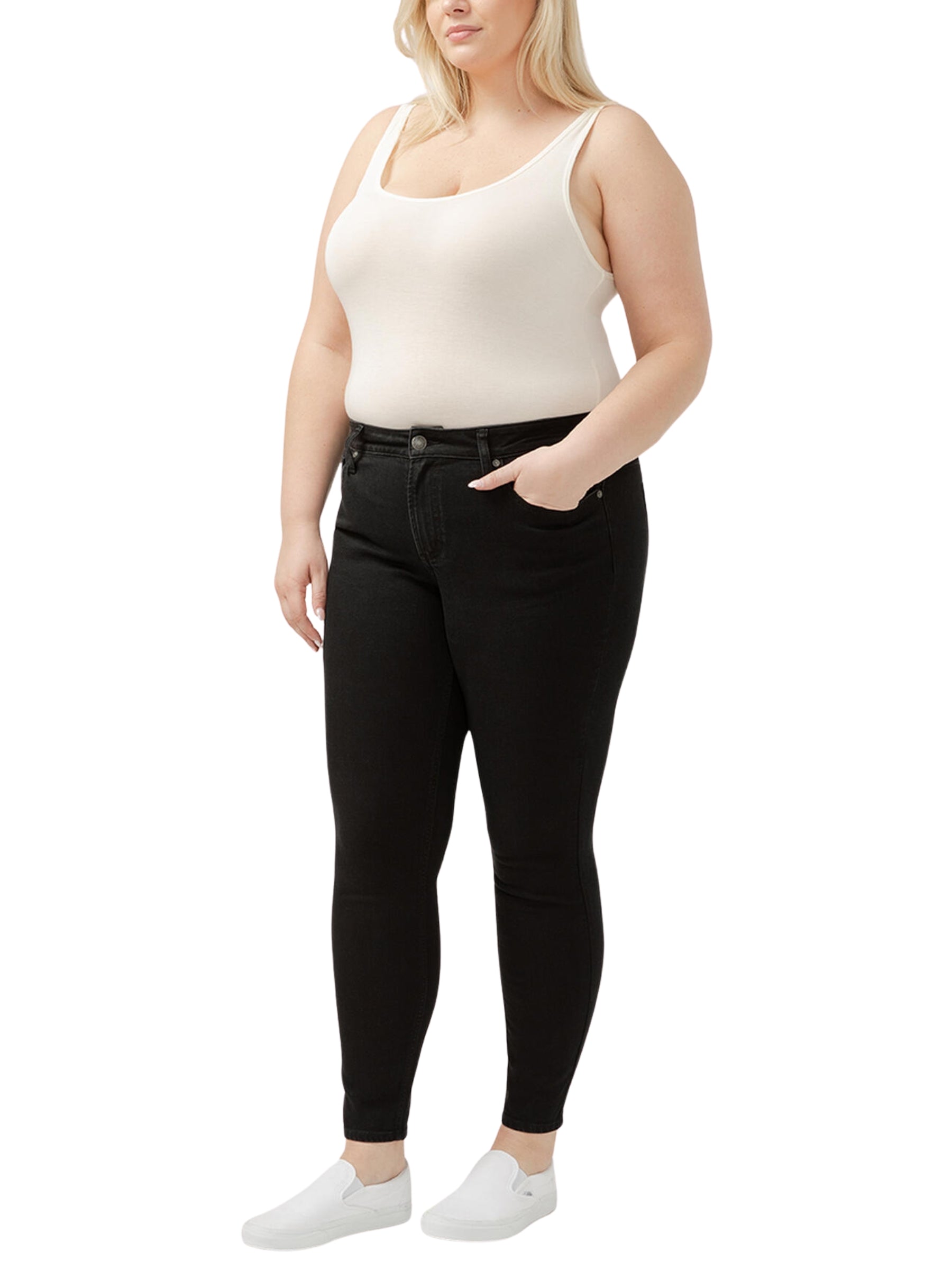 Suki Skinny Plus Size Jeans - Black