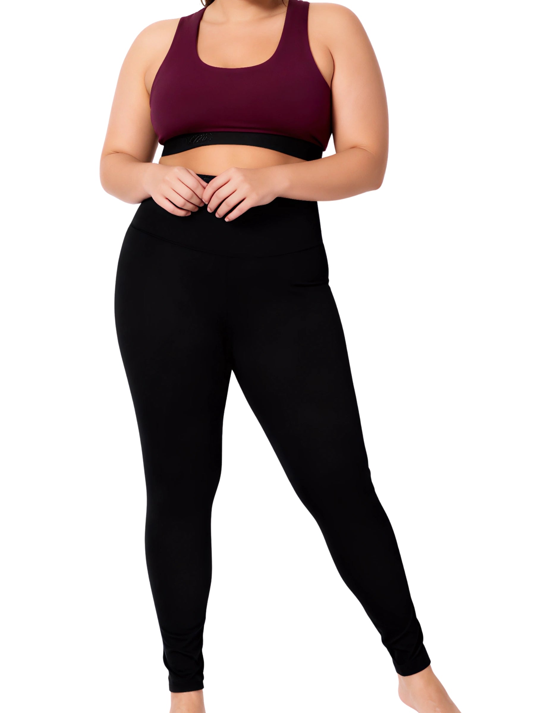 Legging Gainant Le Everywhere 26'' Taille Plus - Noir