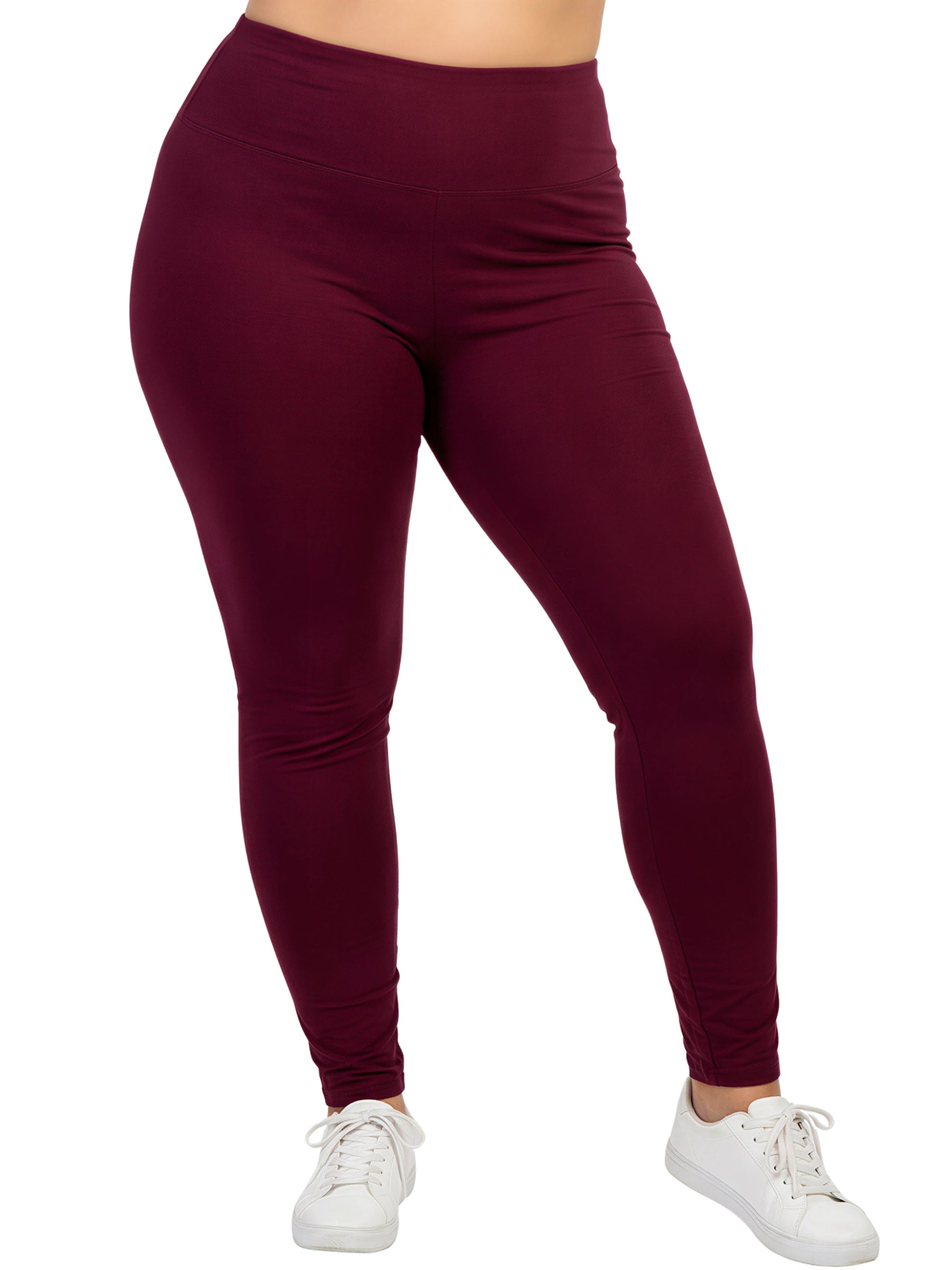 Legging Ituha Taille Plus - Merlot