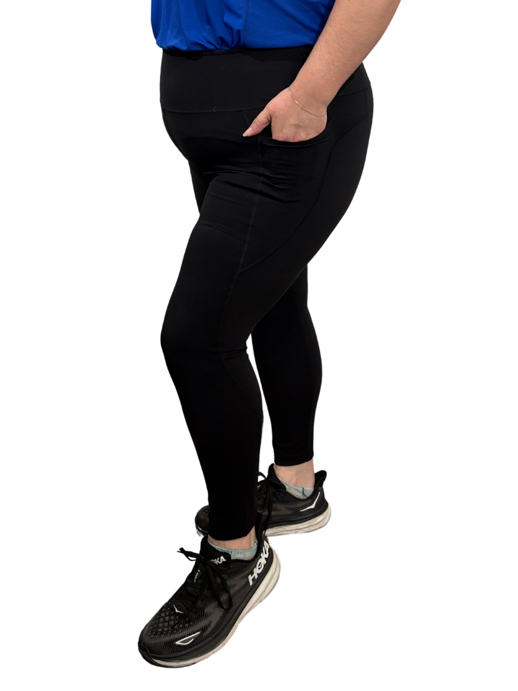 Legging Taille Haute Velocity Taille Plus (Noir) de MPG