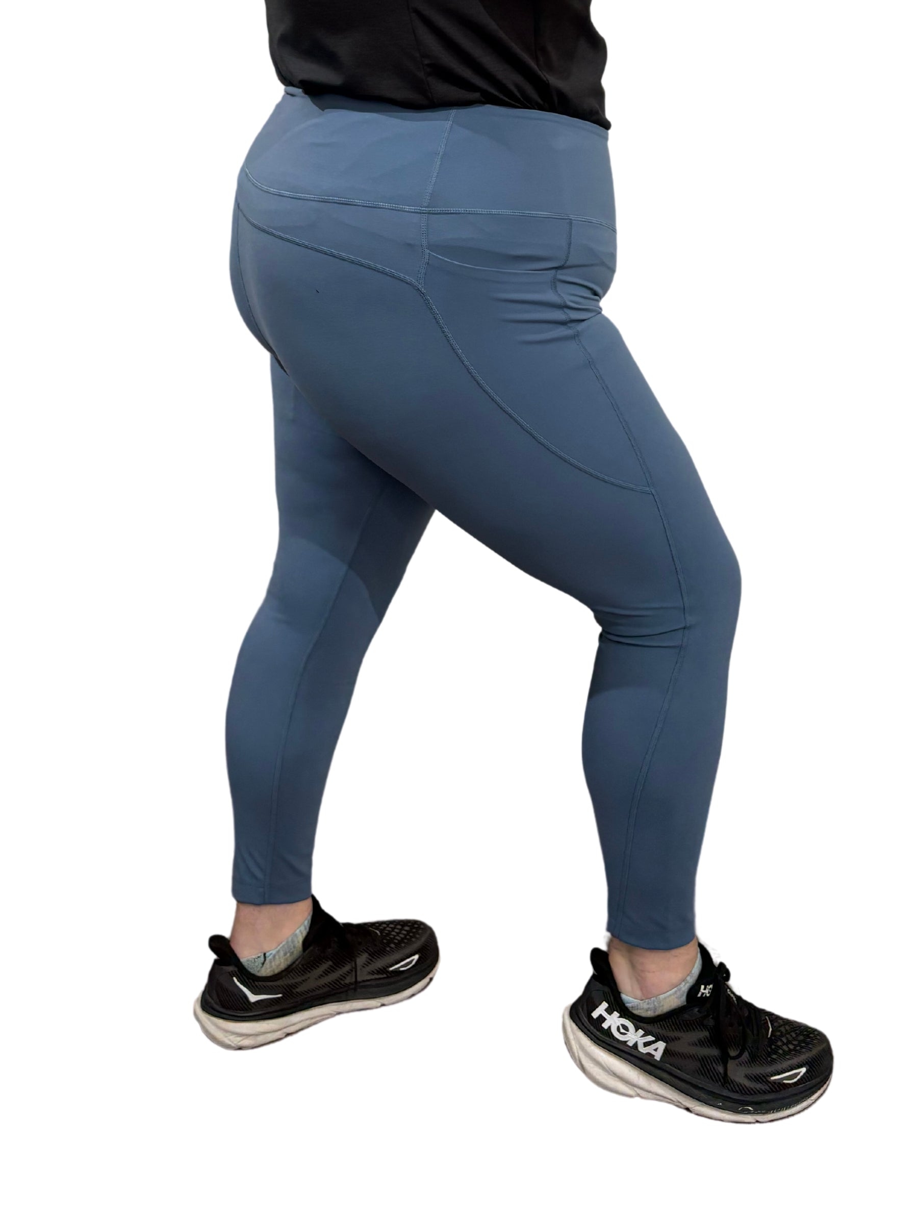 Legging Taille Haute Velocity Taille Plus (Petrol Blue) de MPG