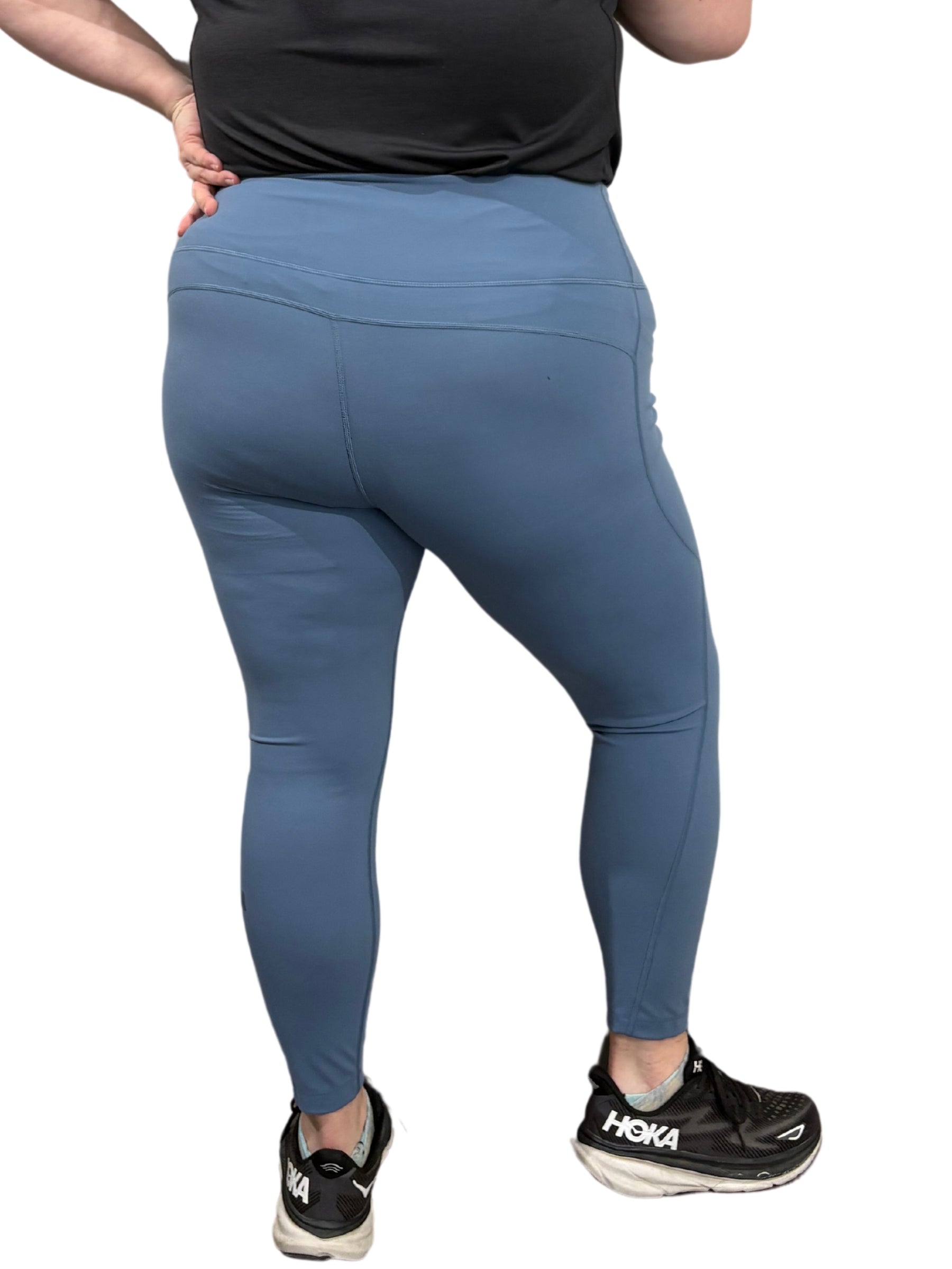 Legging Taille Haute Velocity Taille Plus (Petrol Blue) de MPG