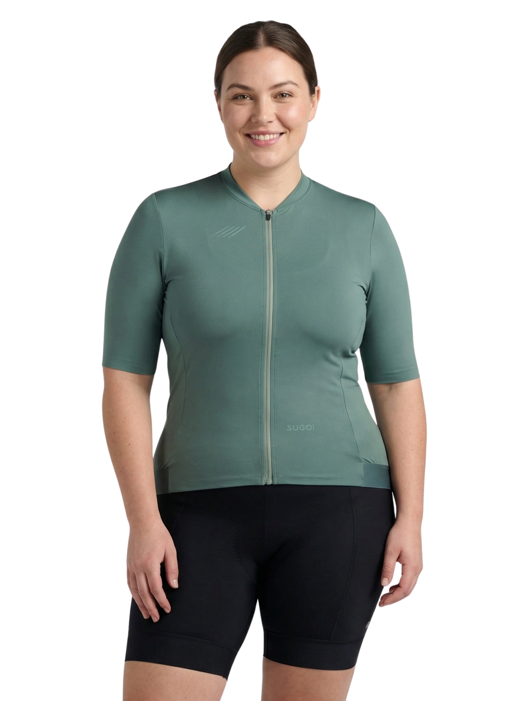Maillot de Vélo Evolution Taille Plus - Duck Green-Green