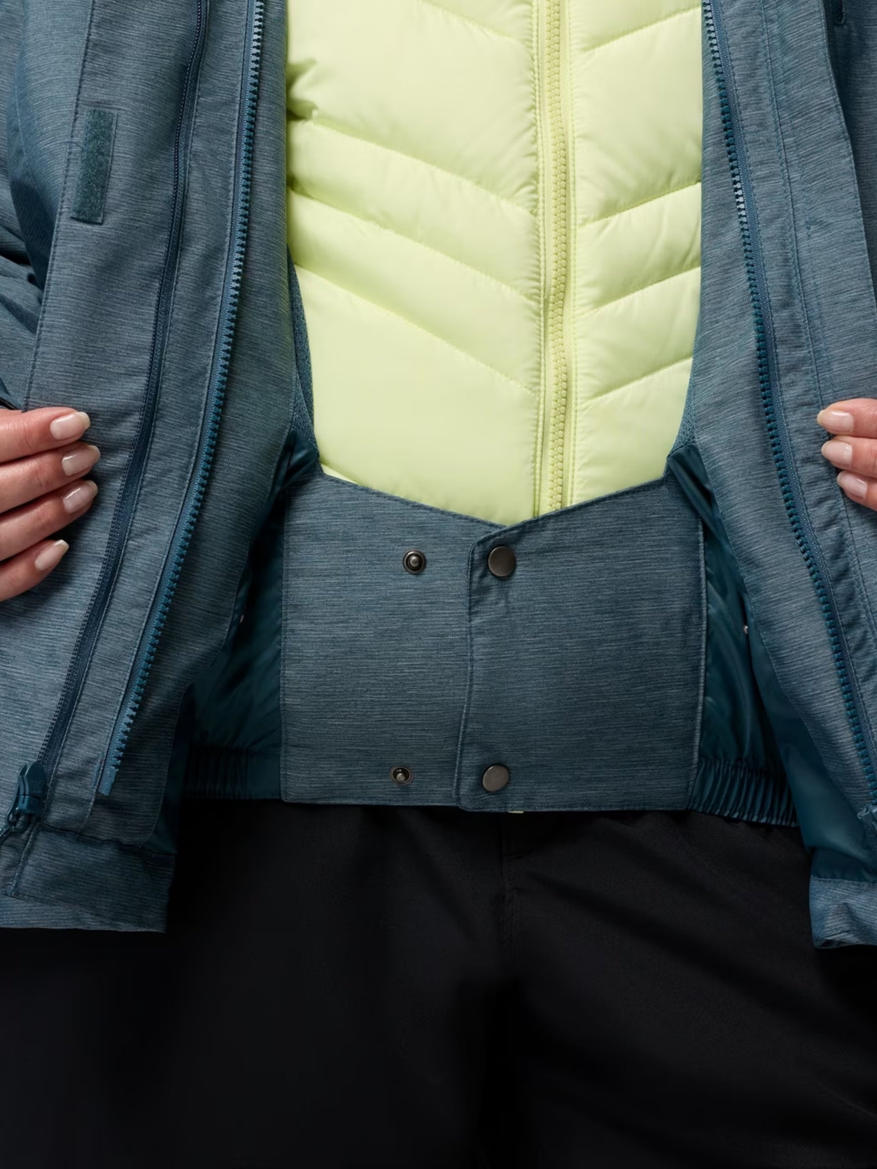 Whirlibird V Interchangeable Coat Plus Size - Everblue Cross Dye