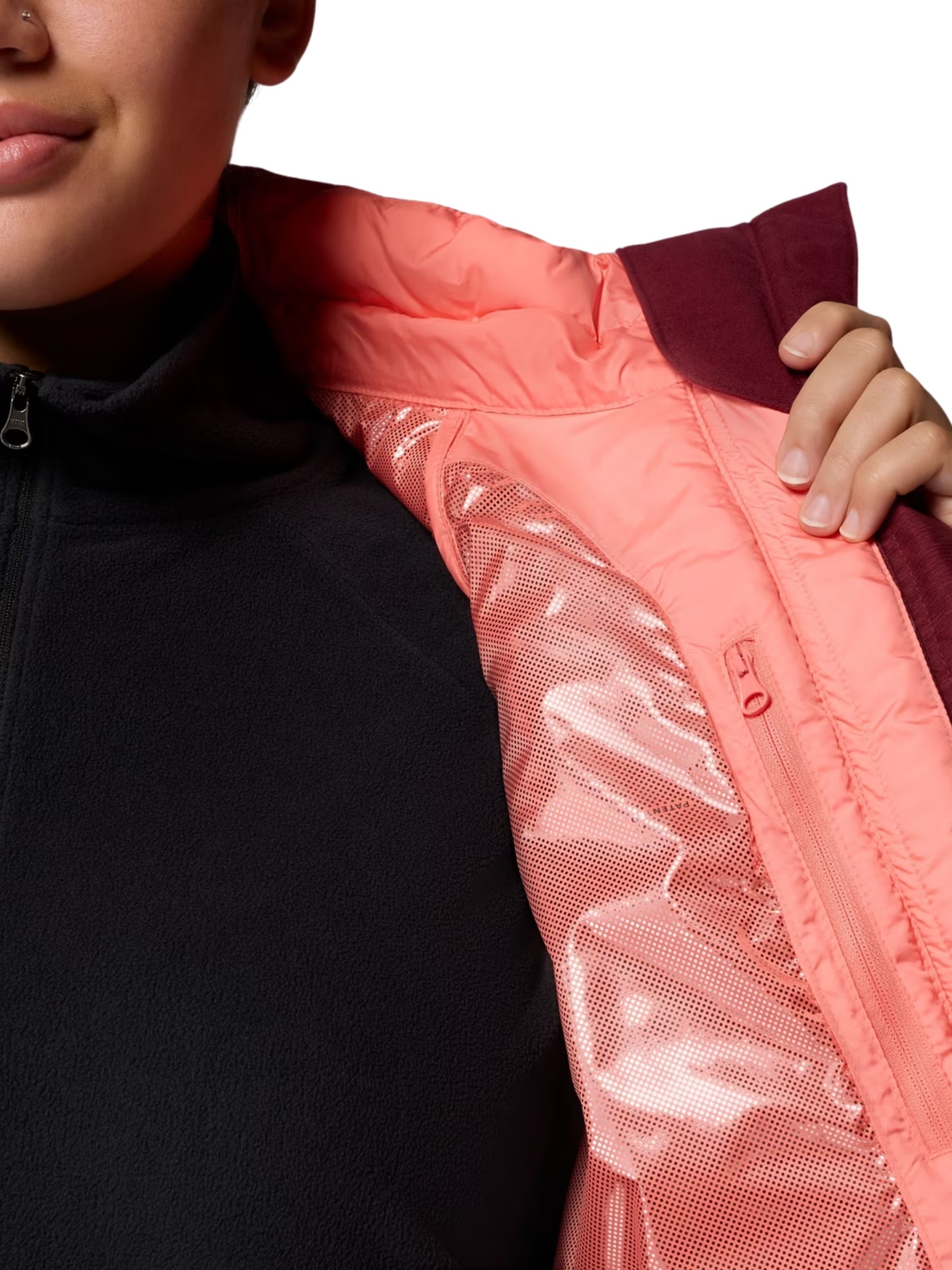 Whirlibird V Interchangeable Coat Plus Size - Rich Wine Cross Dye