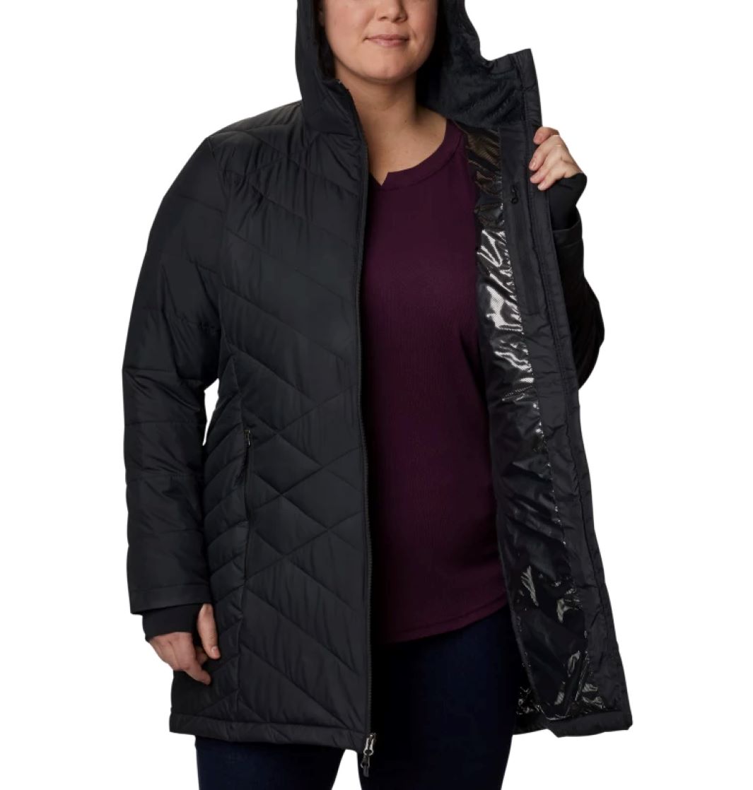 Veste Longue Taille Plus avec Capuchon Heavenly de Columbia