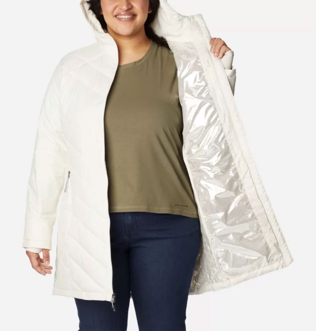  Veste Longue Taille Plus avec Capuchon Heavenly de Columbia