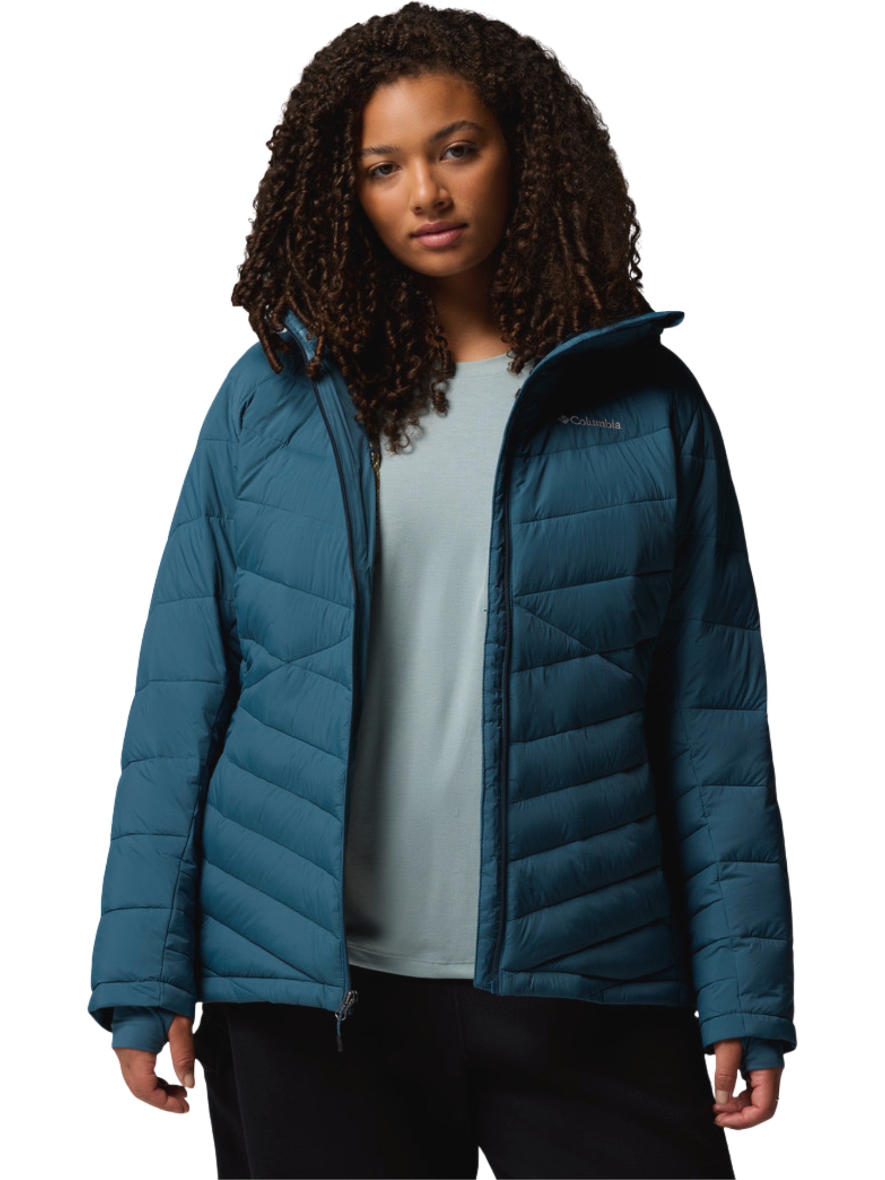Manteau à Capuchon Joy Peak II Taille Plus - Everblue