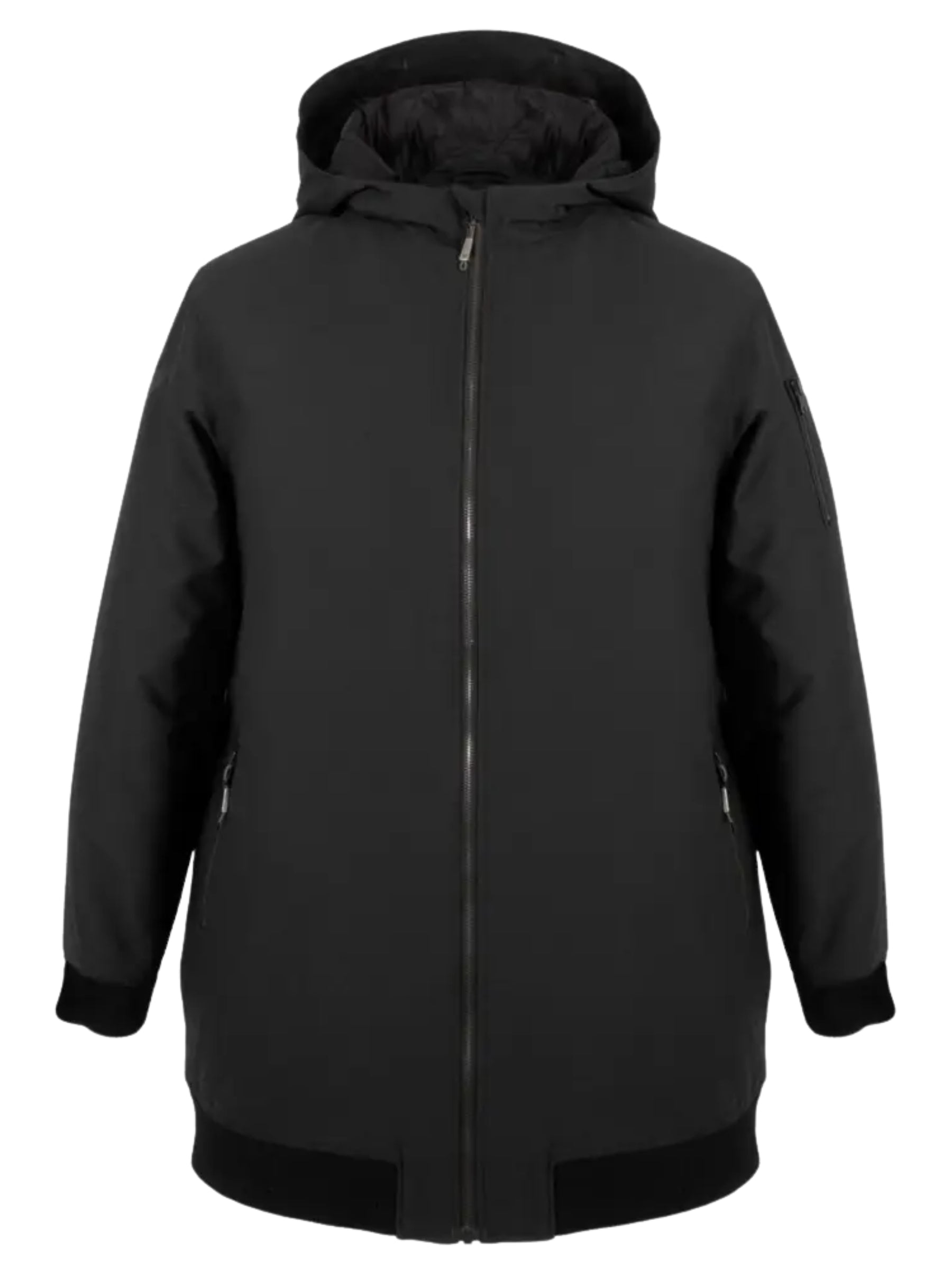 Manteau d'Hiver Bomba Taille Plus - Noir