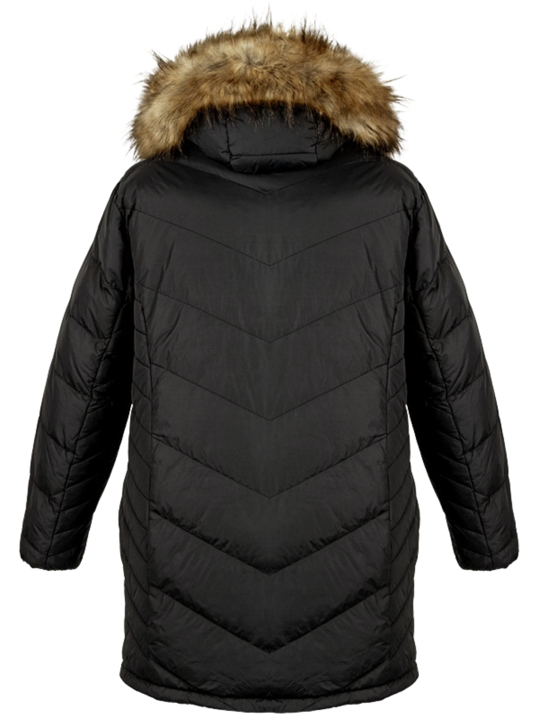 Manteau d'Hiver Cirrus Taille Plus - Noir