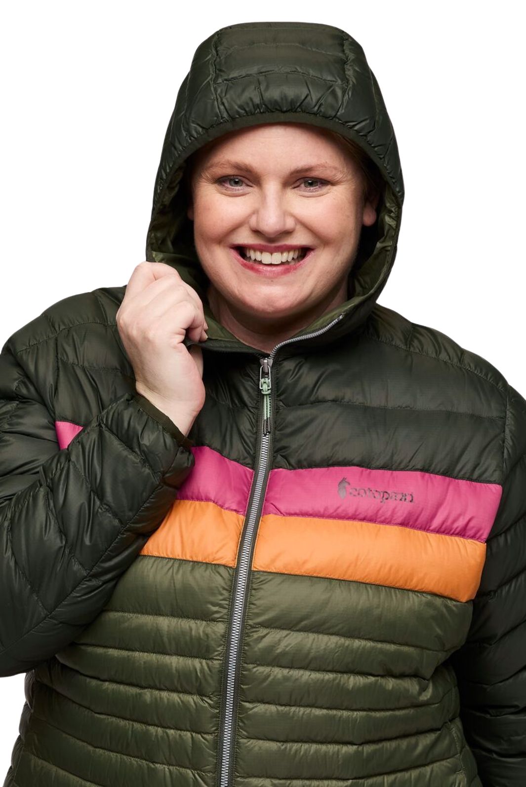 Veste Isolée en Duvet à Capuchon Fuego Down Taille Plus (Woods & Fatigue) de Cotopaxi