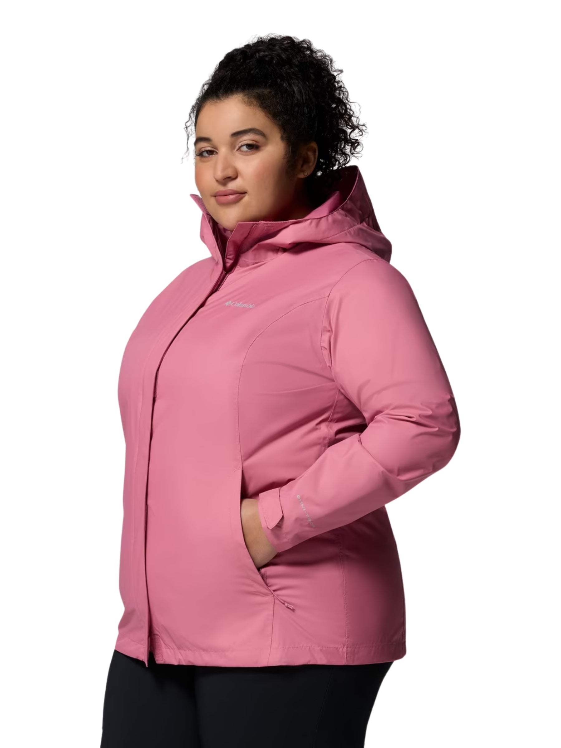 Arcadia II Plus Size Coat - Rosette
