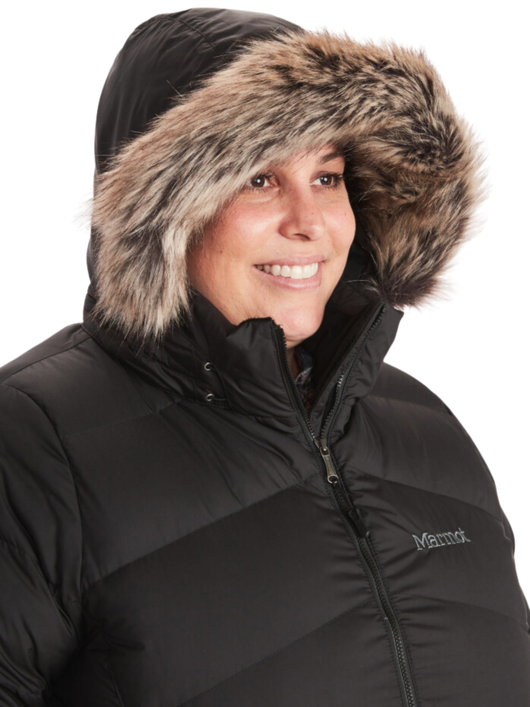 Manteau d'Hiver Montréal Taille Plus (Noir) de Marmot