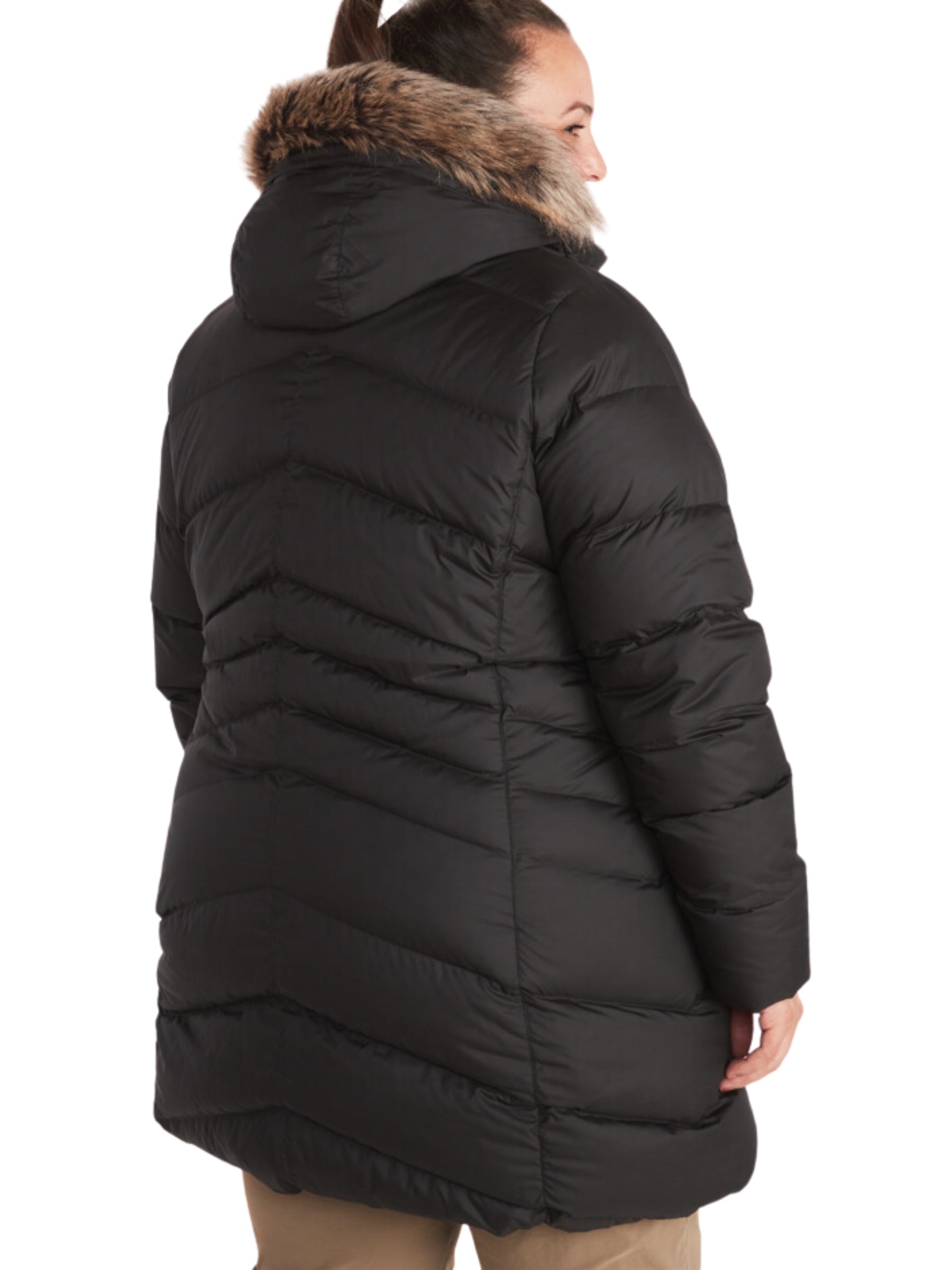 Manteau d'Hiver Montréal Taille Plus (Noir) de Marmot