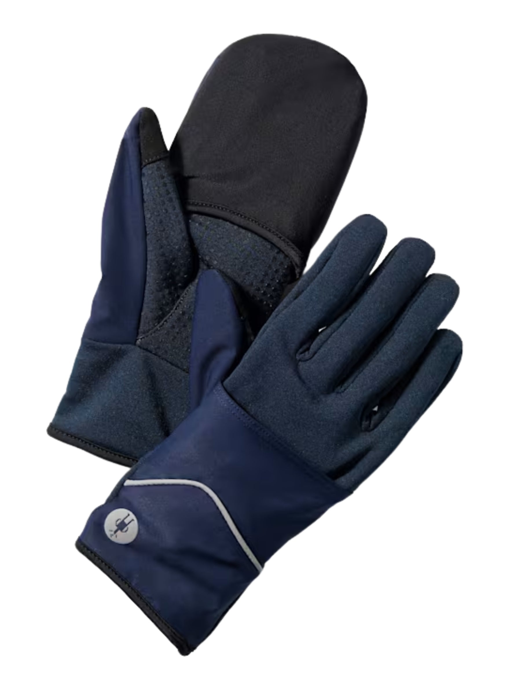 Mitaine de Sport Coupe-Vent en Molleton - Marine Foncé