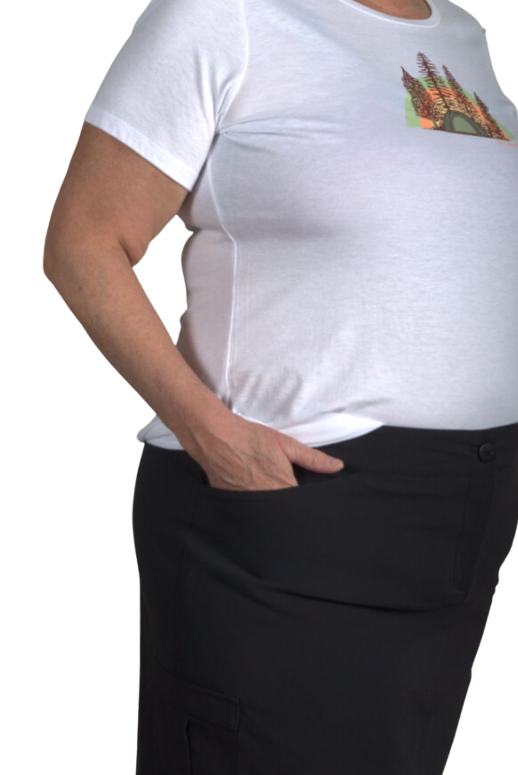  Jupe-Culotte De Randonnée Odyssée Monde Taille Plus de Sportive Plus