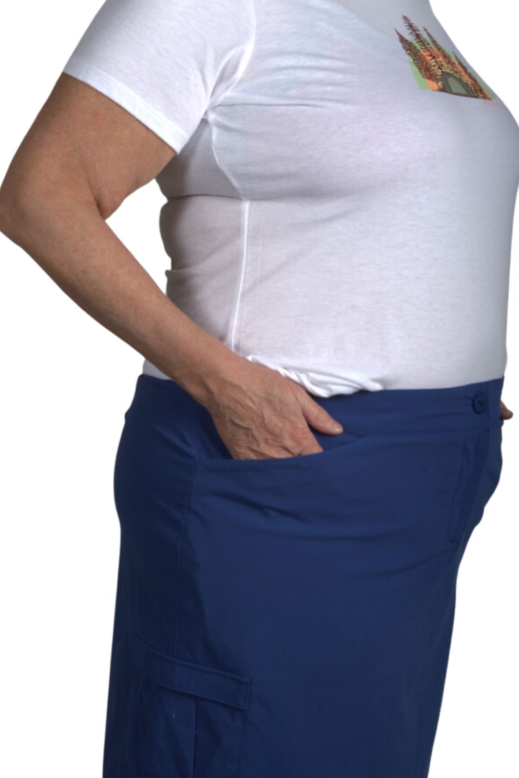  Jupe-Culotte De Randonnée Odyssée Monde Taille Plus de Sportive Plus