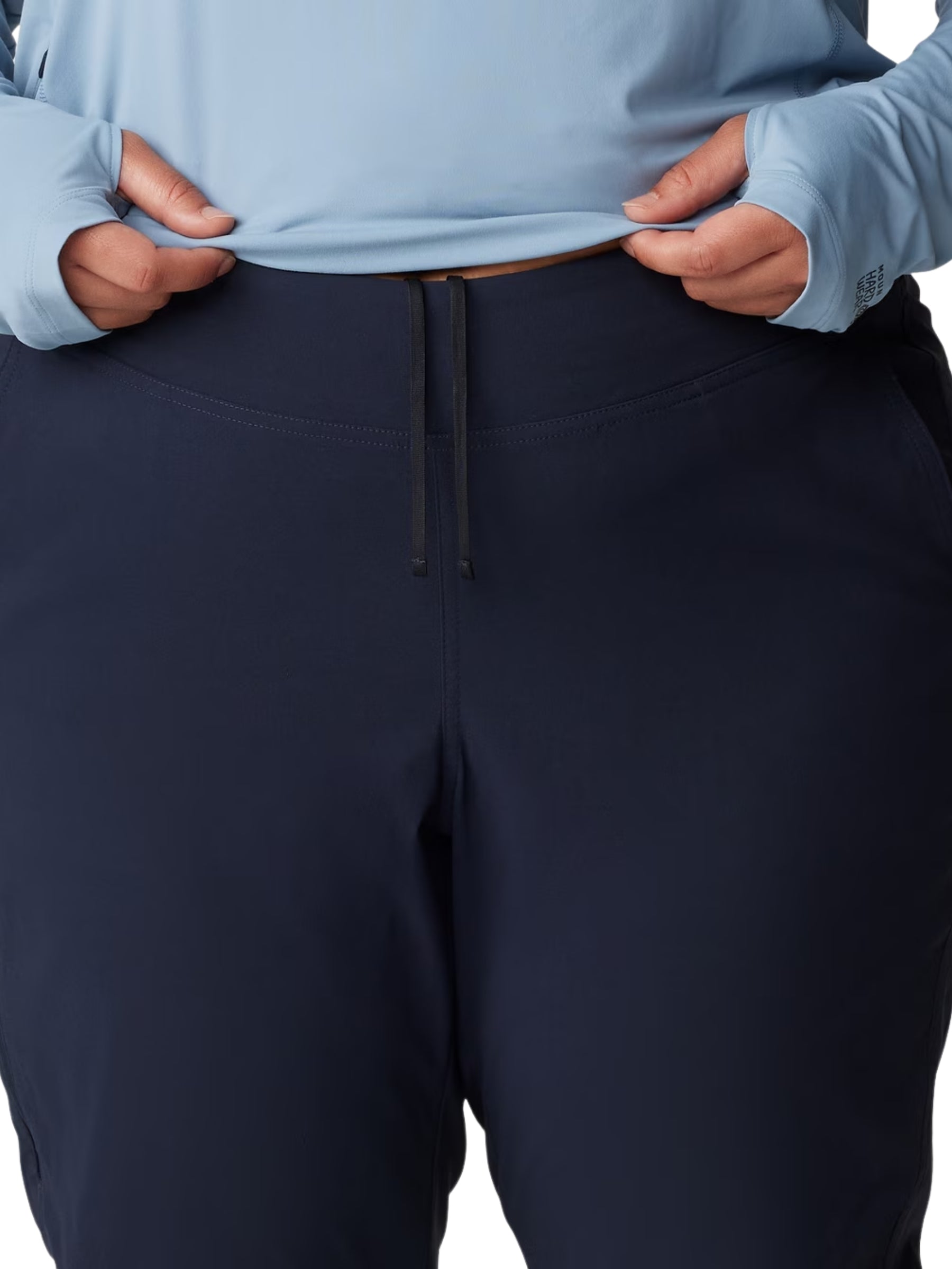 Dynama Plus Size cropped pants - Abyss