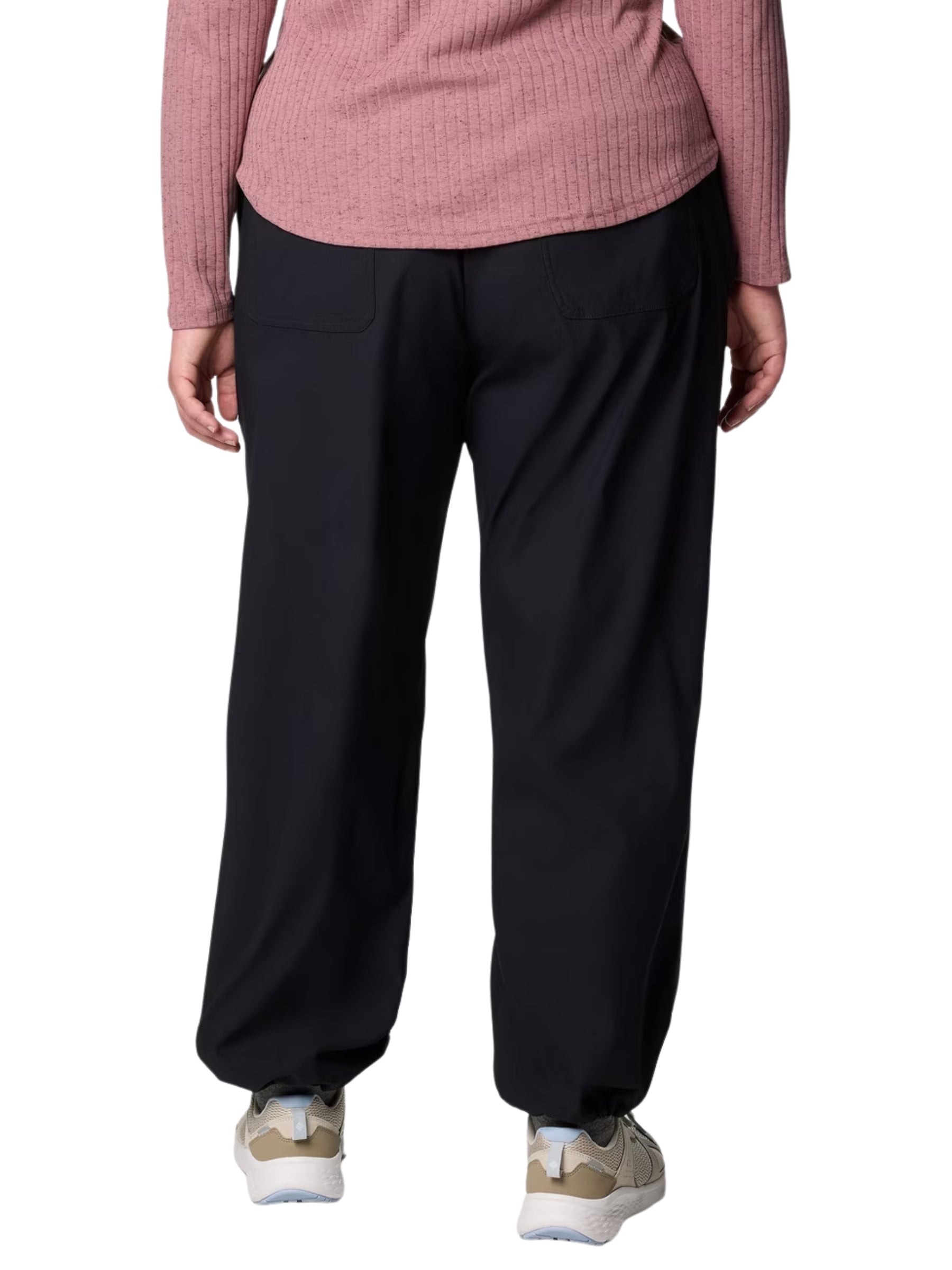 Pantalon en Nylon Brea Falls Taille Plus - Noir