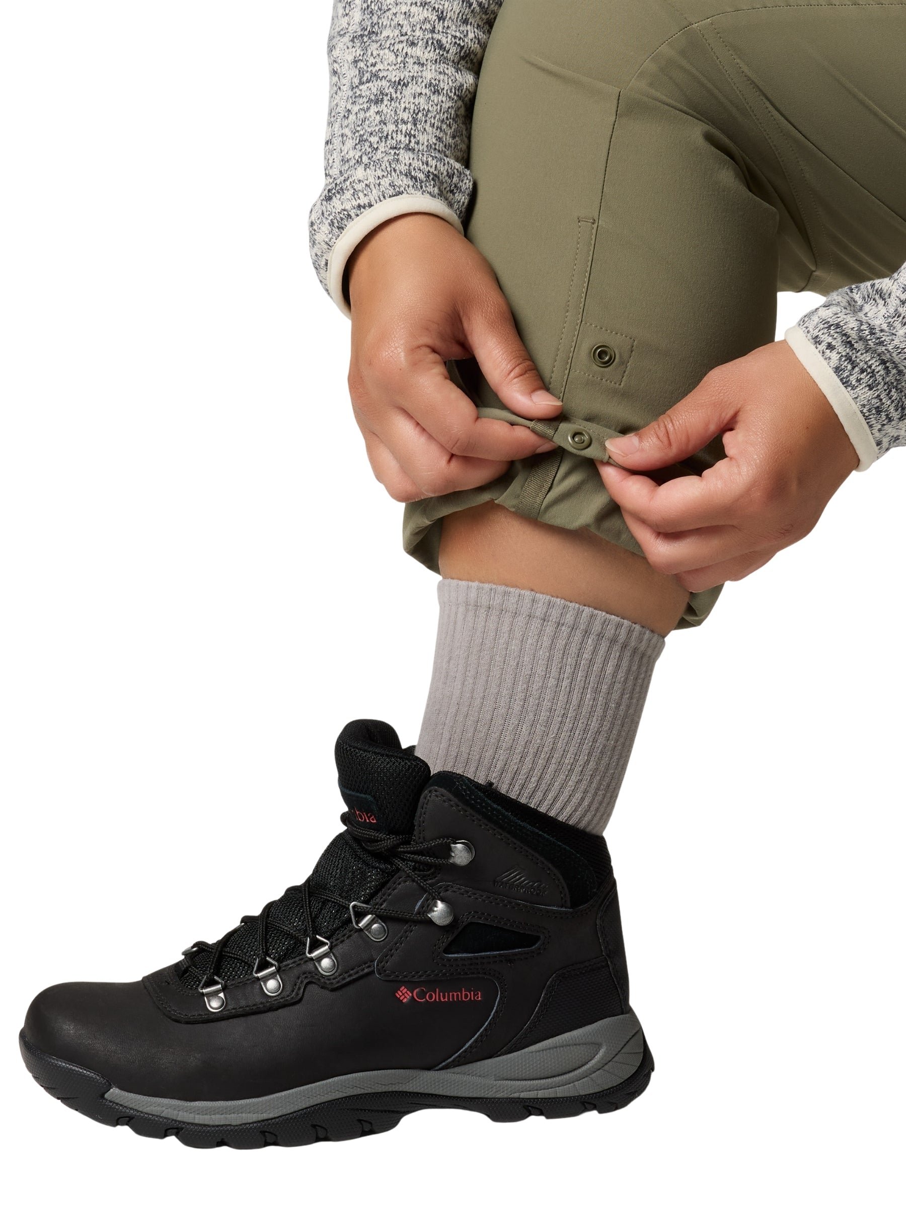 Leslie Falls II Plus Size Pants - Stone Green