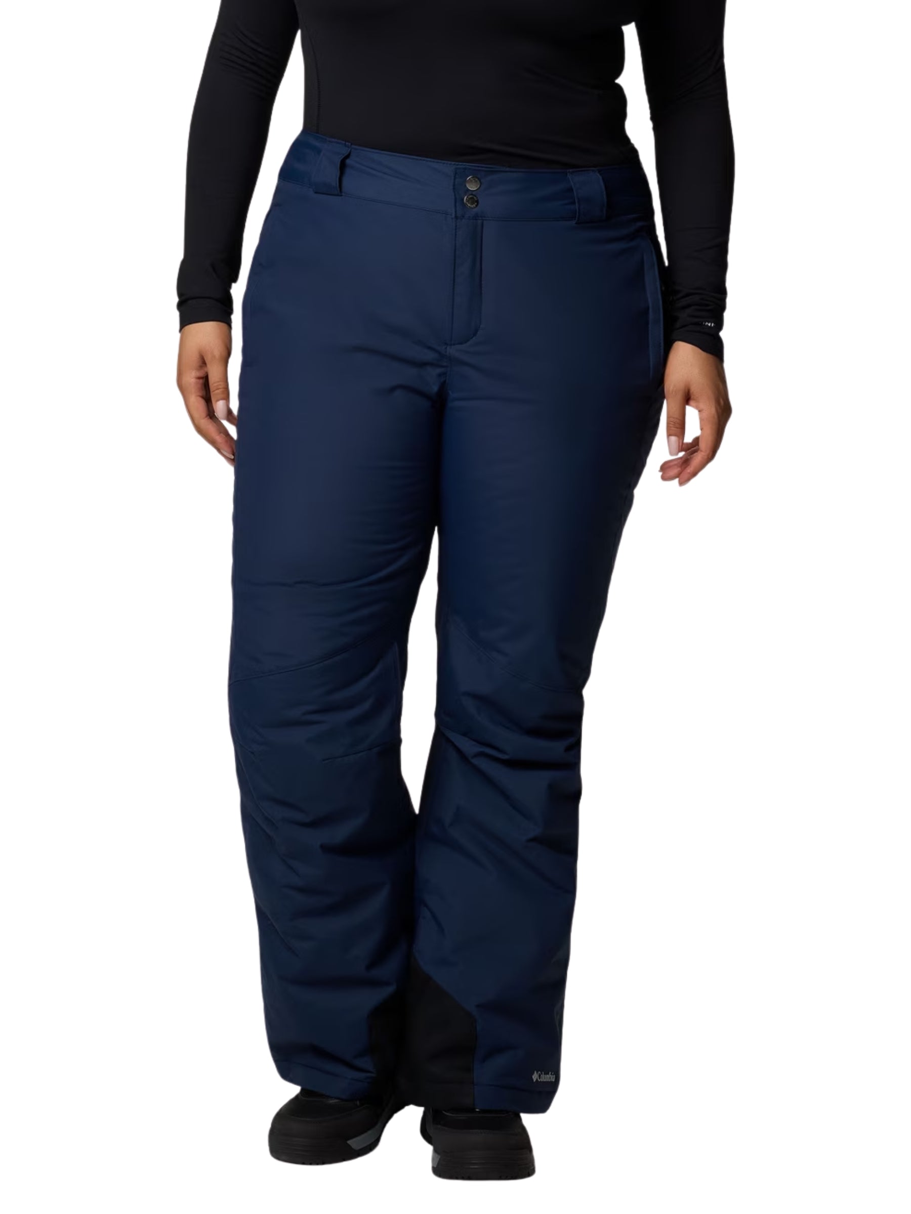 Pantalon De Ski Femme Large - Doublure Sherpa Chaude - Taille Élastique - Pour Loisirs D'Hiver - 4