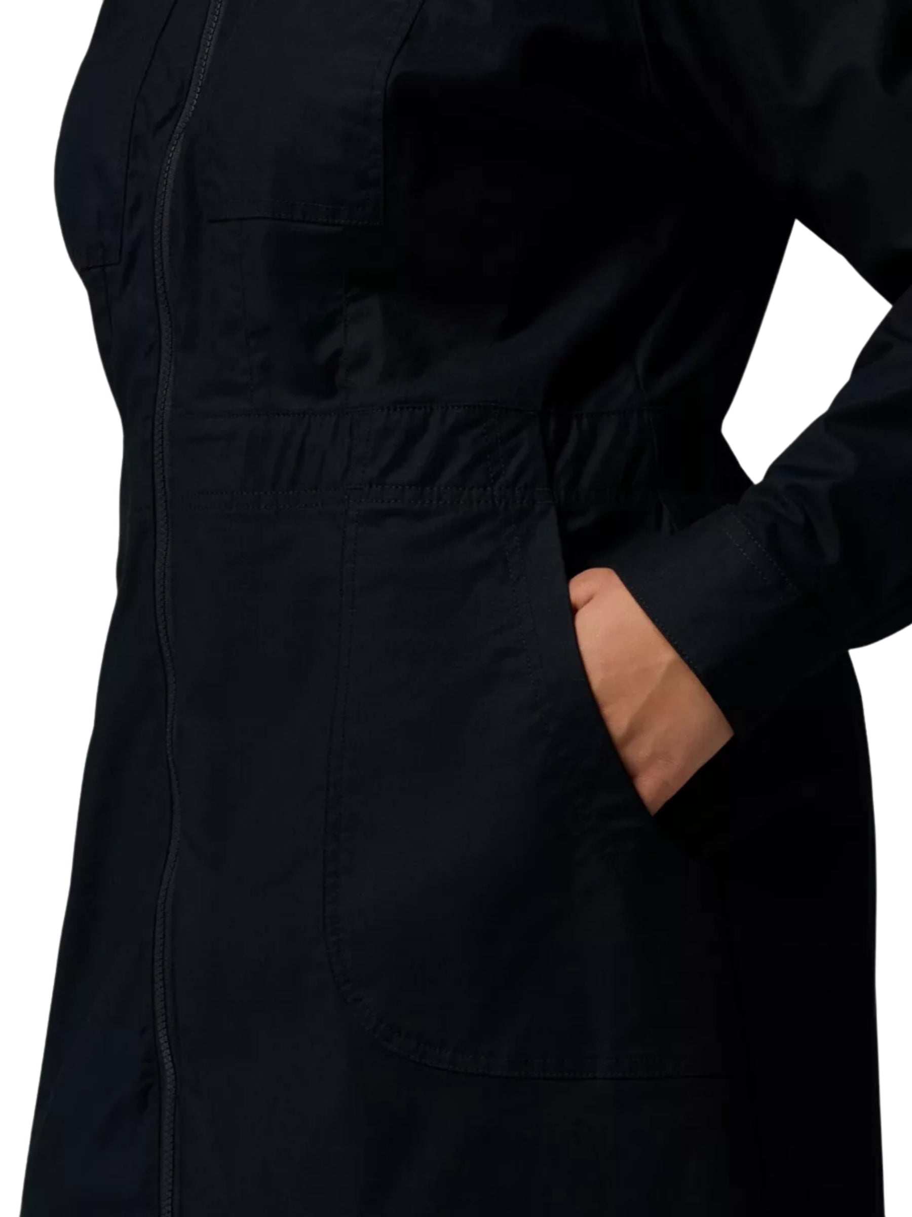 Robe Brea Falls Taille Plus - Noir