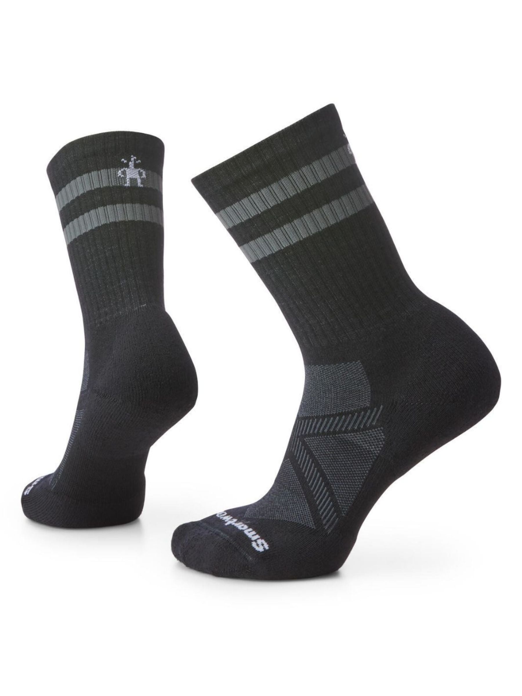 Bas À Rayures Athlétiques (Black) de Smartwool