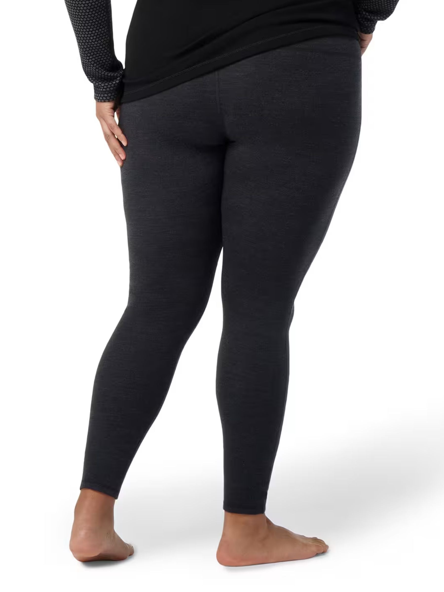 Couche de Base Pantalon Taille Plus (Charcoal Heather) de Smartwool