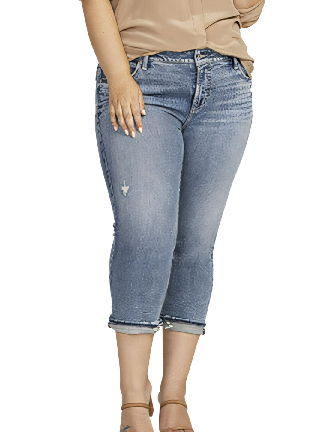 Jeans Elyse Capri Taille Plus de Silver Jeans