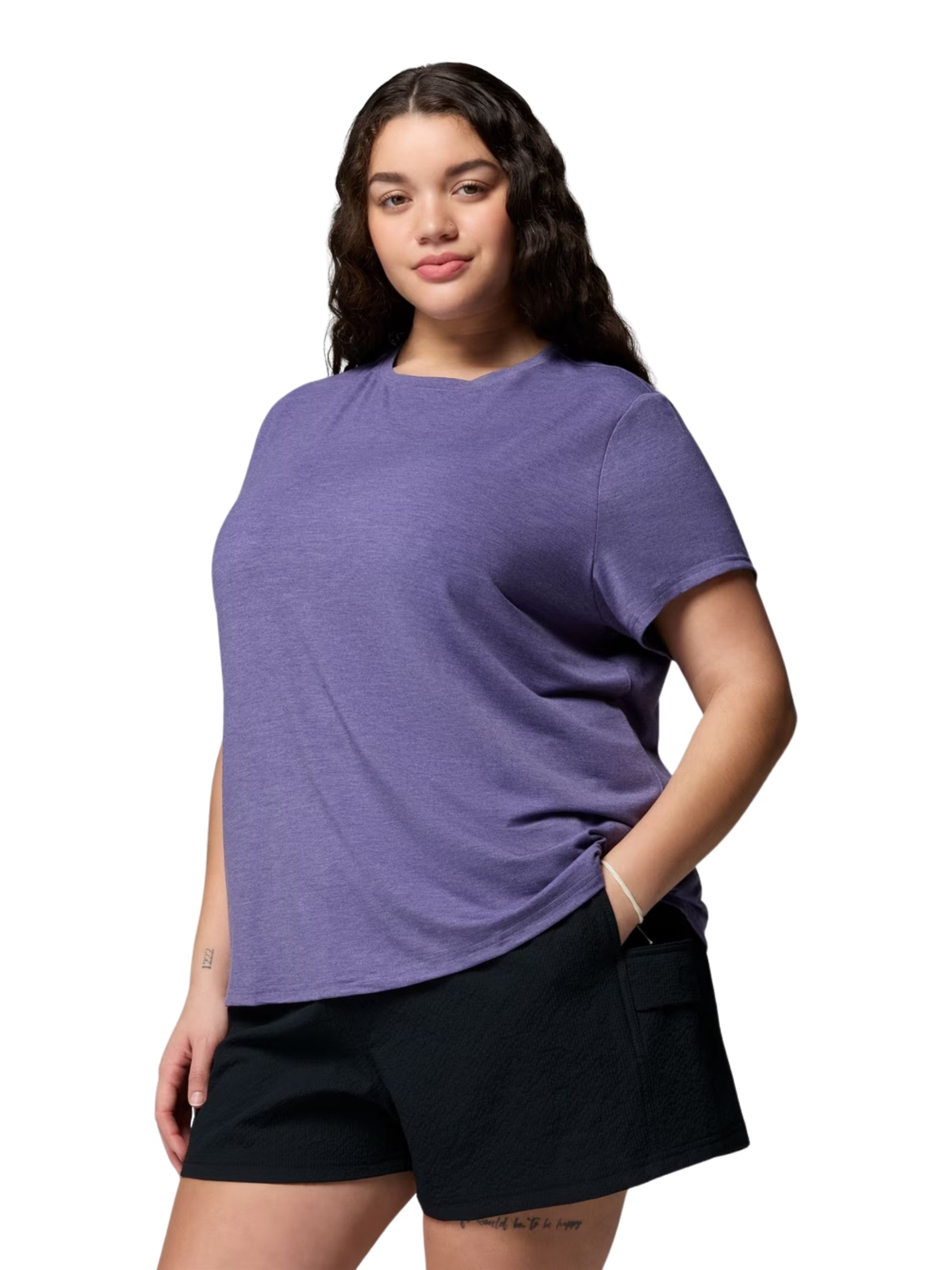 T-shirt Doux et Extensible CSC Taille Plus - Stormwatch Heather