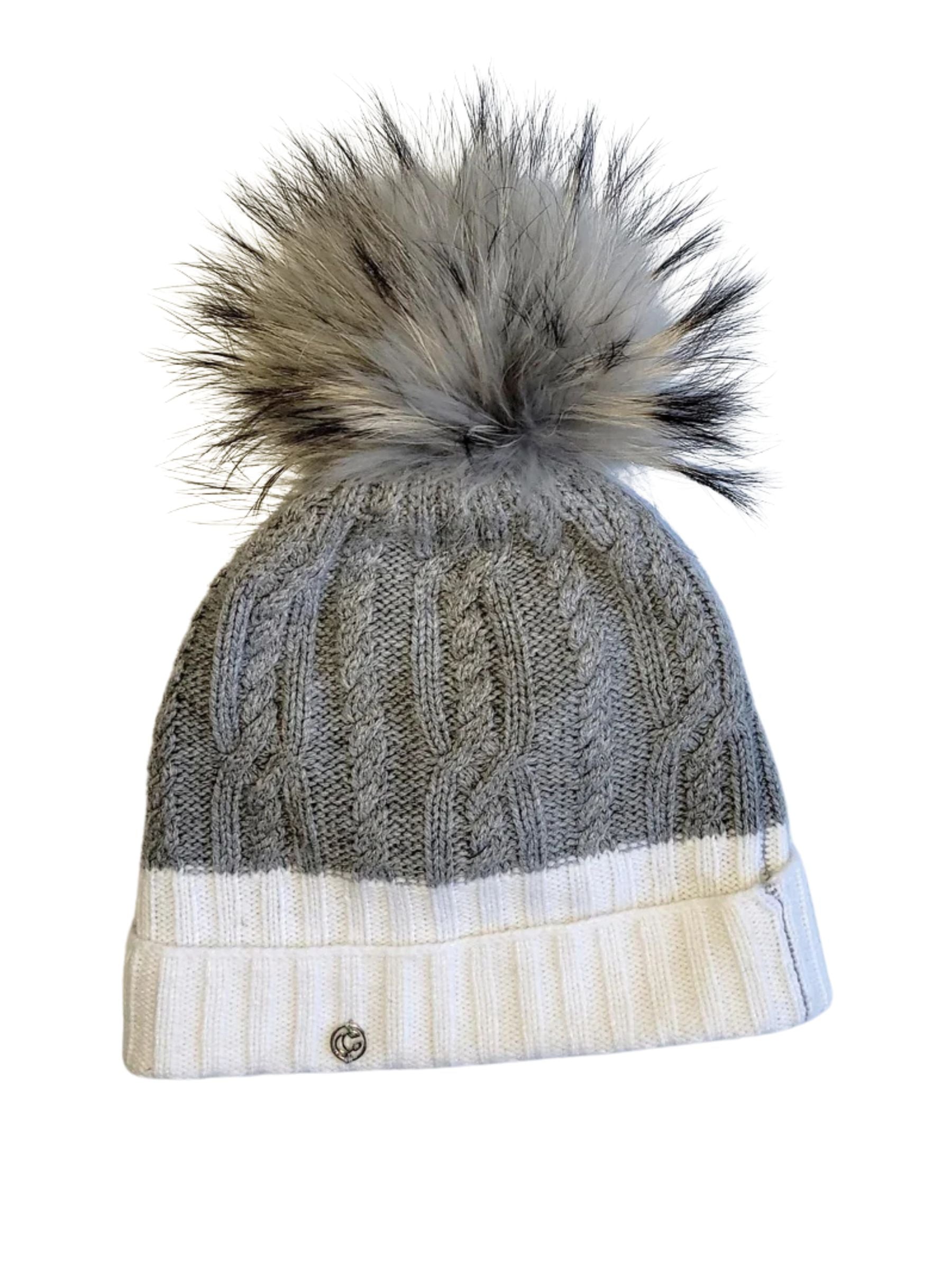 Roma Beanie with Pompom (Light Heather Grey) from CTR