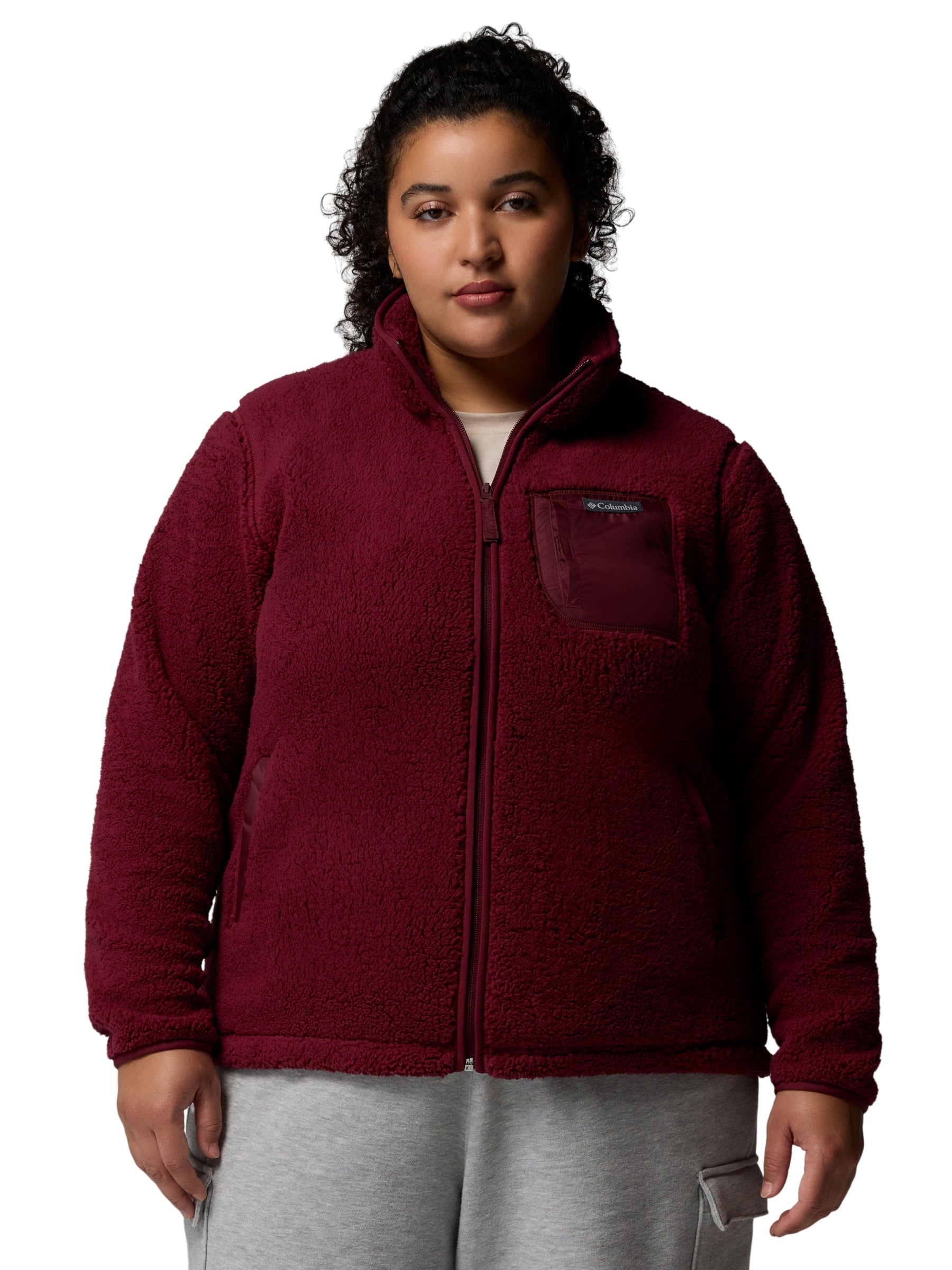 Veste Polaire West Bend Full Zip II Taille Plus - Rich Wine
