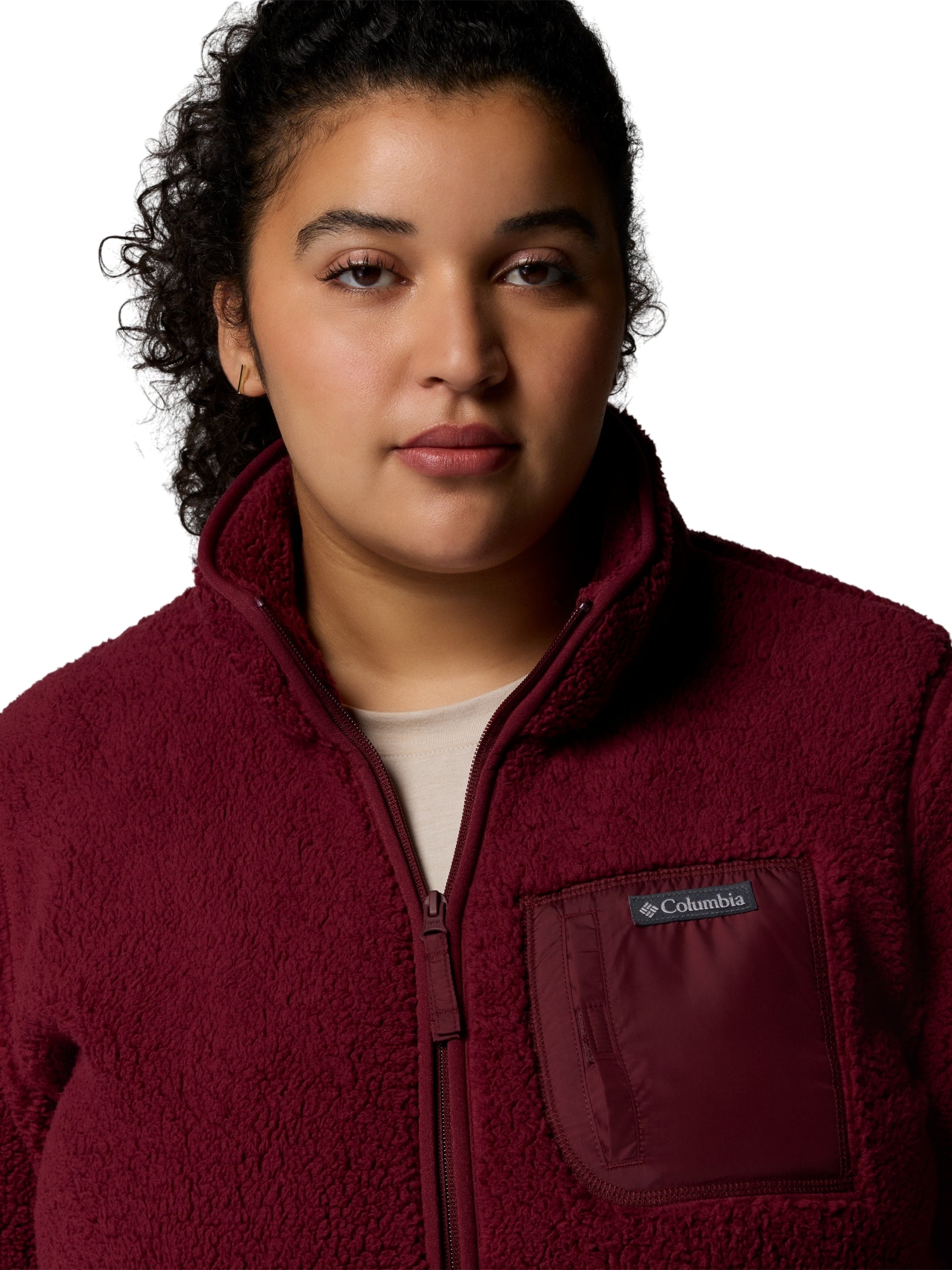 Veste Polaire West Bend Full Zip II Taille Plus - Rich Wine