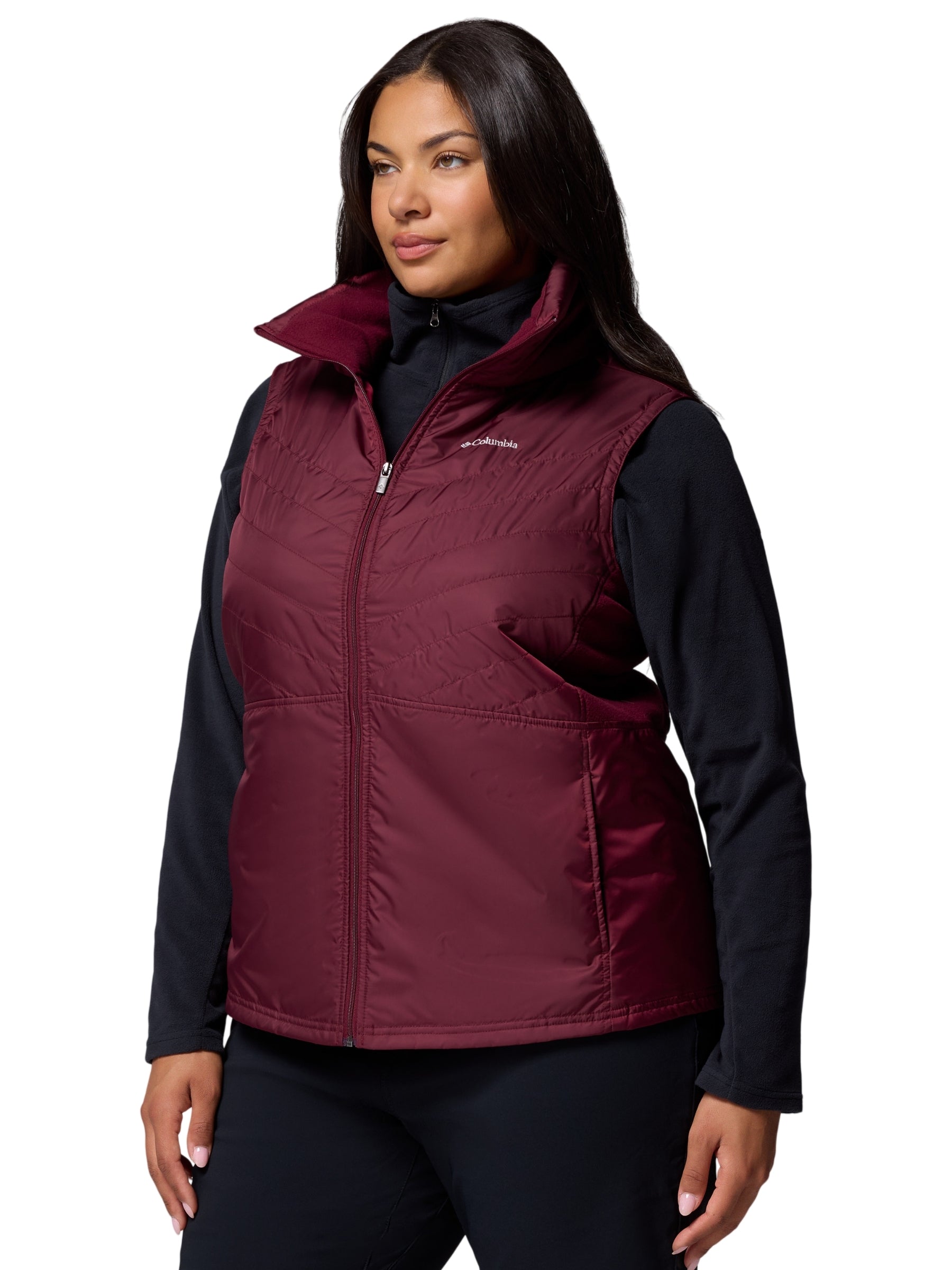 Veste Sans Manches Mix It Around III Taille Plus - Rich Wine
